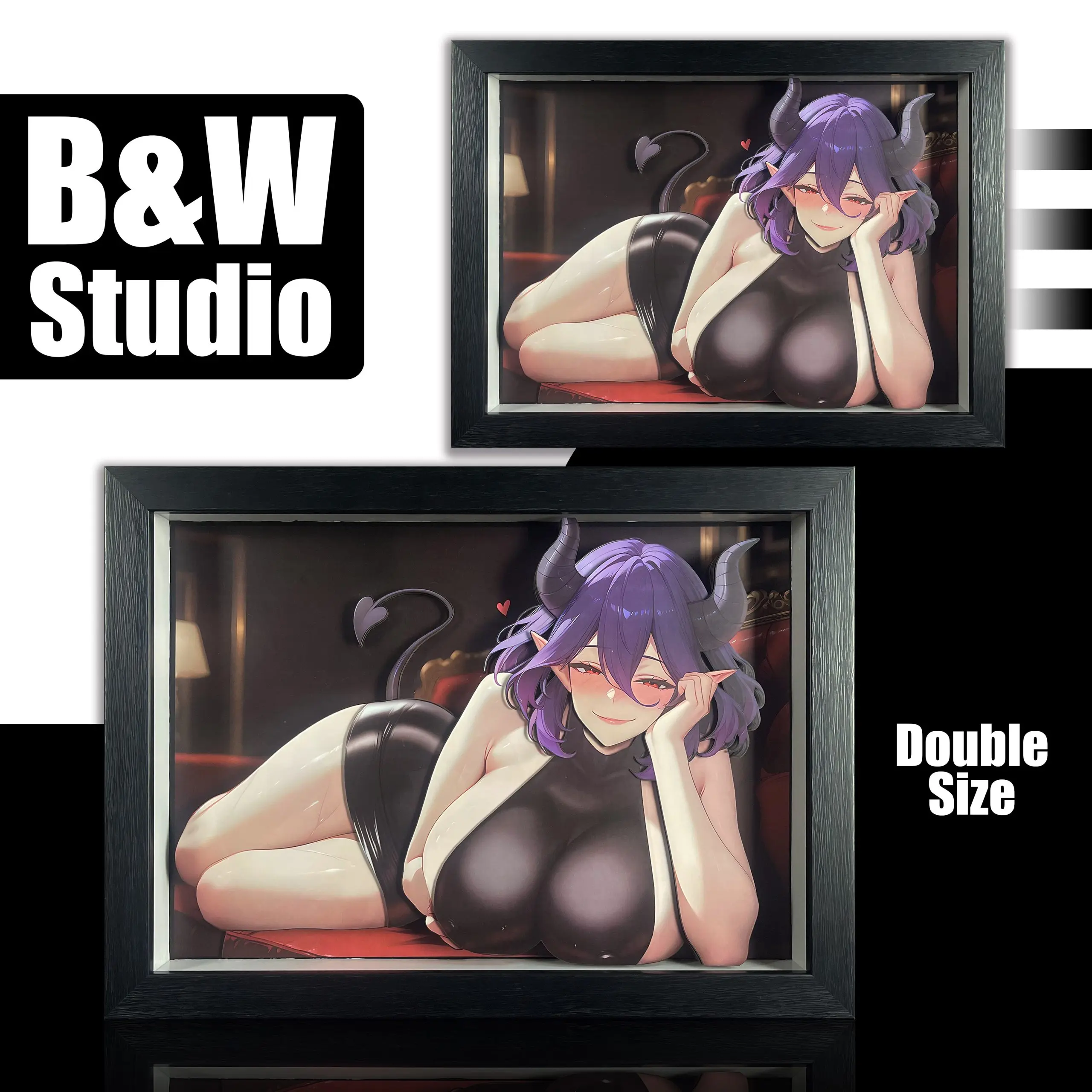 In stock-B&W Studio - Vermeil in Gold Vermeil three-dimensional decorative painting (Adult 18+)