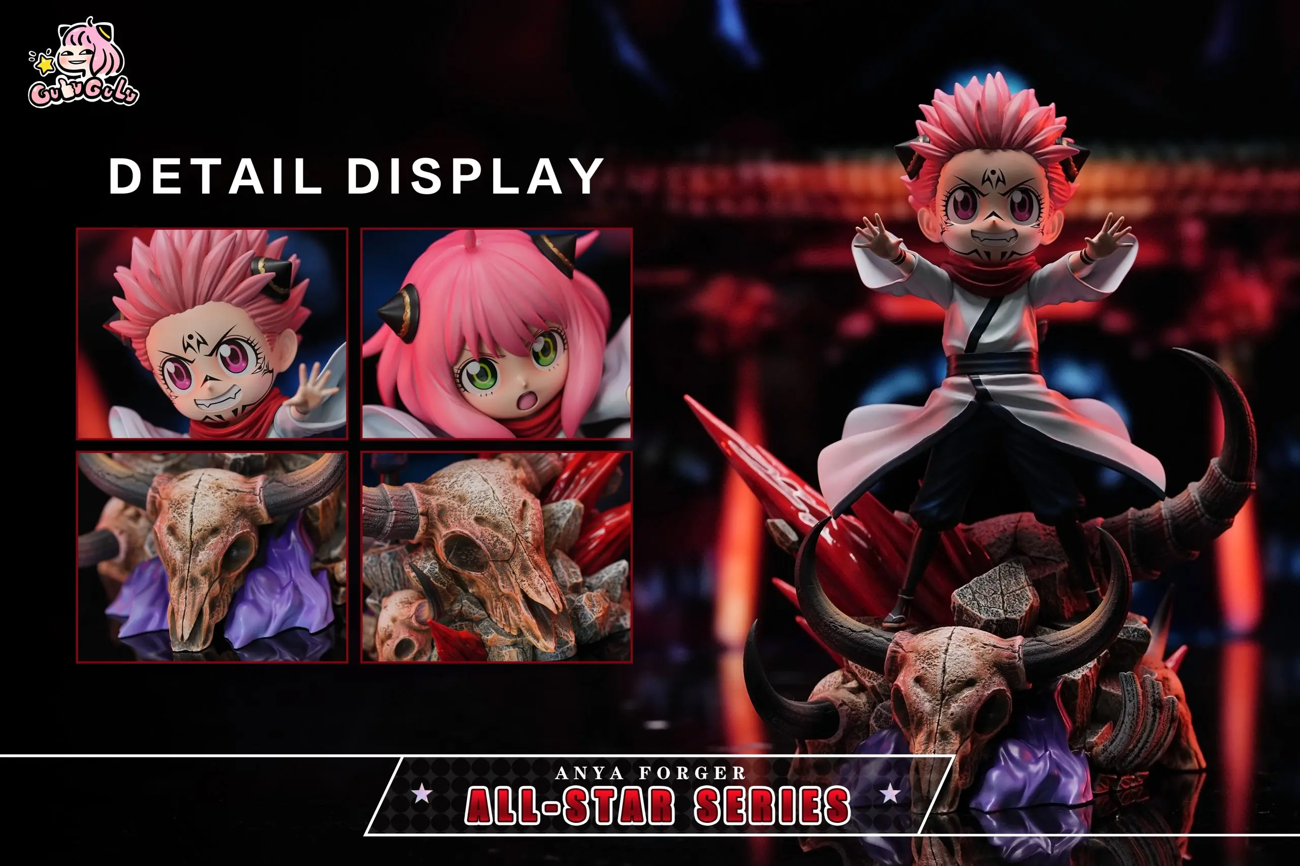 GULUGULU Studio - Anya Cosplay Sukuna Spy x Family Statue(GK) 