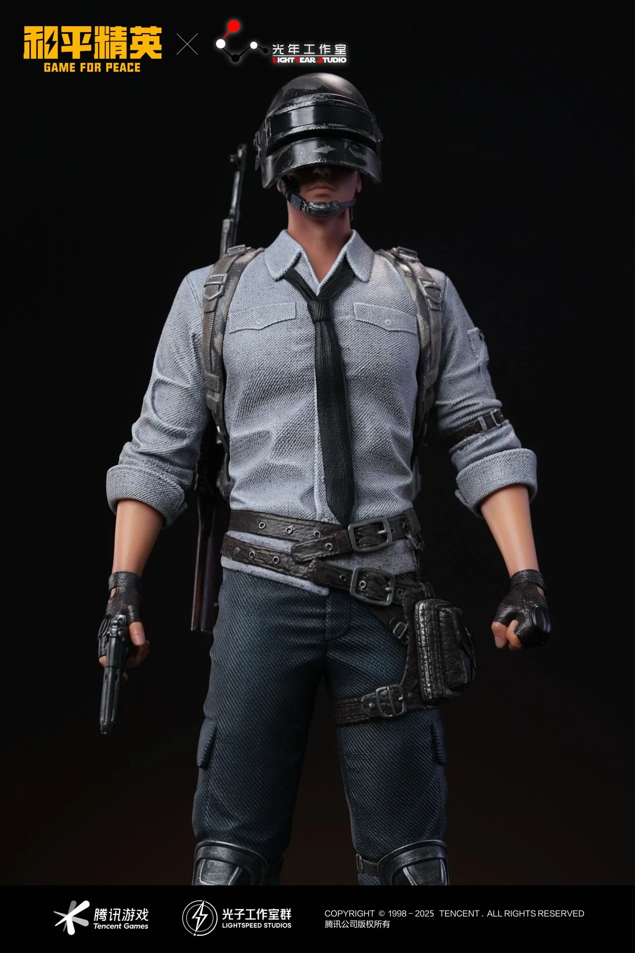 Light Year Studio & Game for Peace - star team Jili & Special Force Helmets Man Licensed Statue