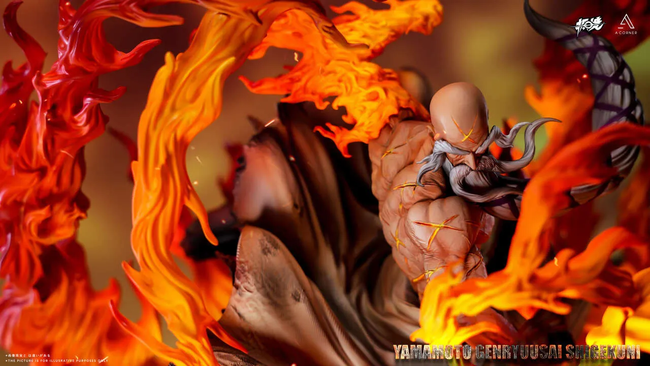JiJing Studio x AC Studio 1/6 Bleach Yamamoto Genryusai Shigekuni Statue