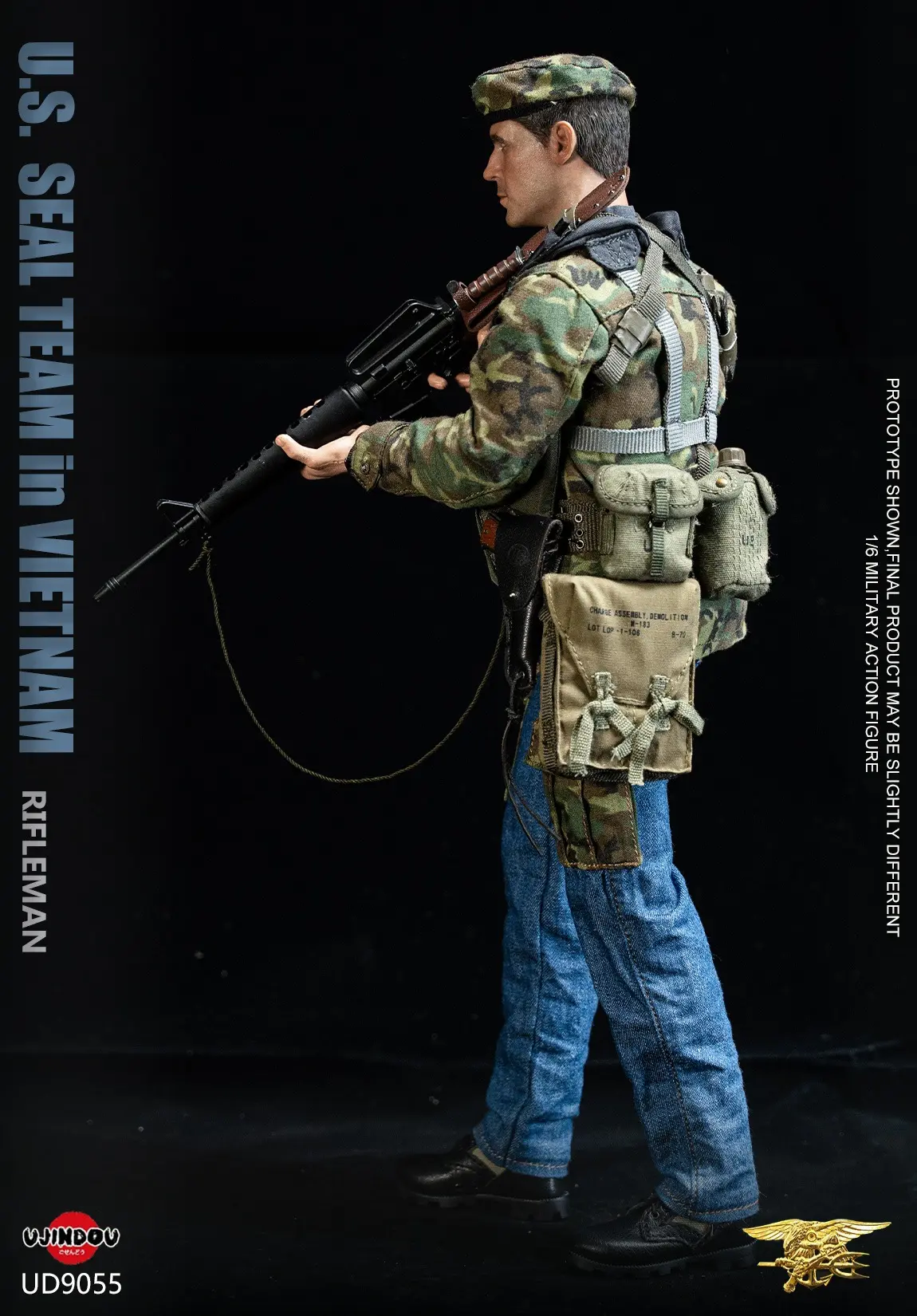 UJINDOU - 1/6 U.S. SEAL TEAM in VIETNAM RIFLEMAN UD9055 (Licensed) Statue(GK) 