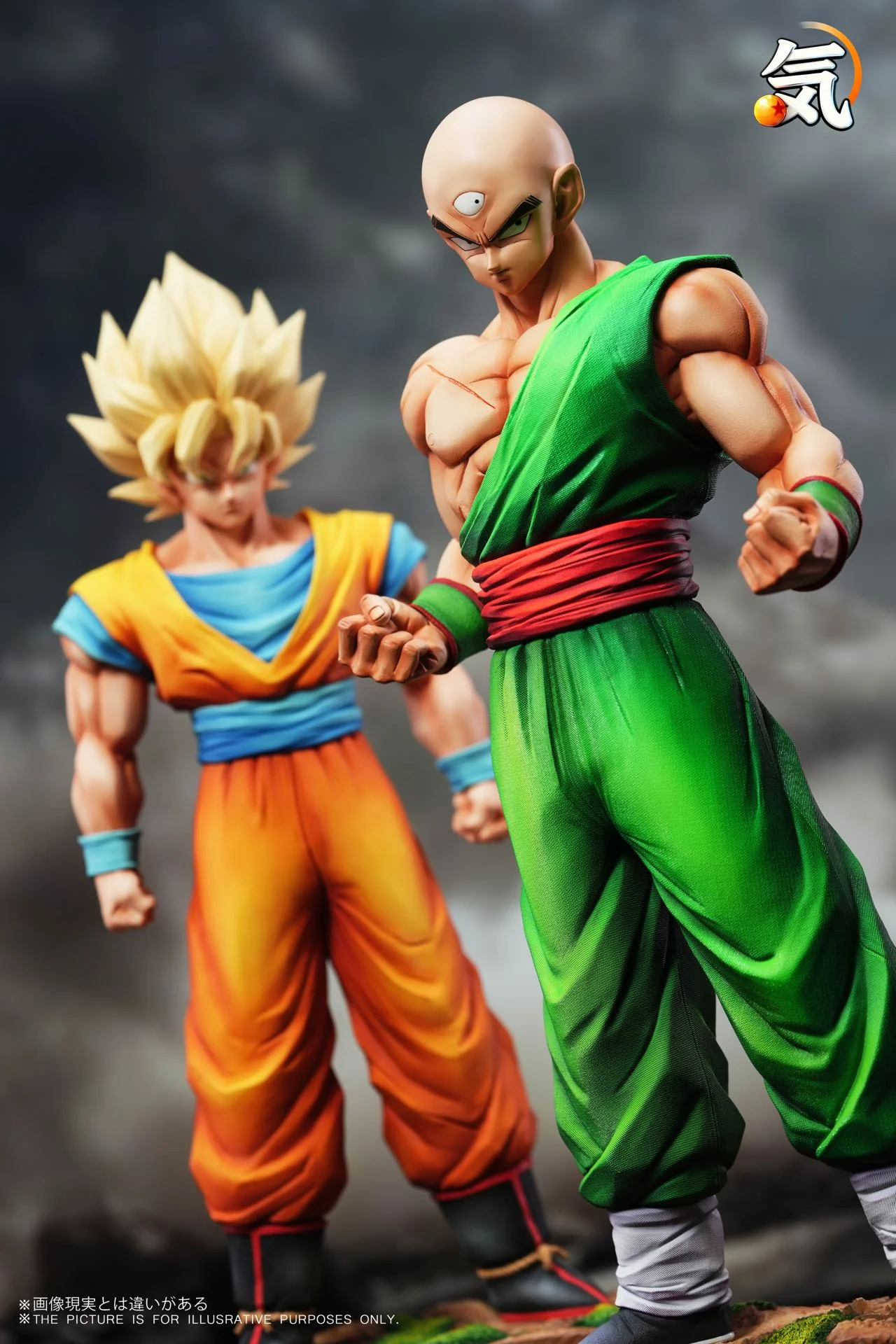 KI Studio - Dragon Ball Son Goku X Tien Shinhan  Statue 