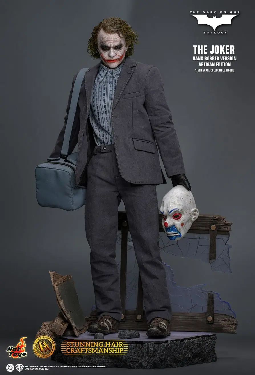 Hottoys - The Dark Knight Trilogy The Joker (Bank Robber Version) 1/6th scale Collectible Figure DX50 (Licensed)Action Figure