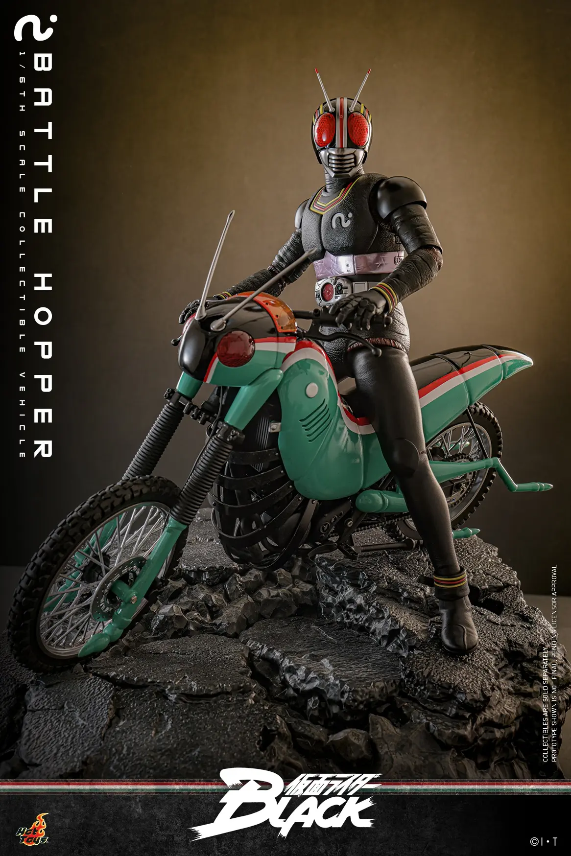 Hottoys -  Kamen Rider Black & Shadow Moon & Battle Hopper 1/6th scale TMS158 TMS159 TMS161 (Licensed) Statue(GK)