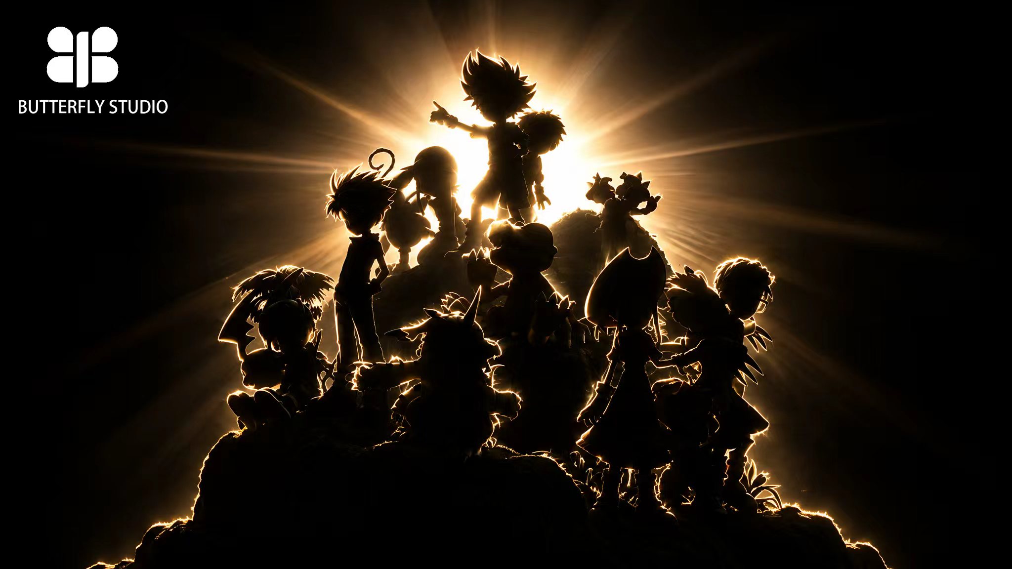 Butterfly Studio Digimon Adventure Main Cast & Digimon Collection Statue