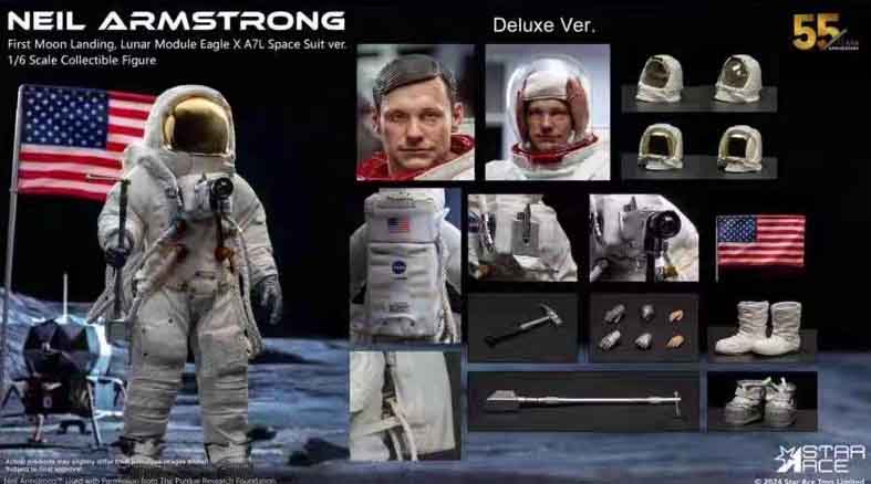 Neil Armstrong 1/6 ,action figure model, SA0141 and SA0142 (authorized), Soldier  GK pre-sale