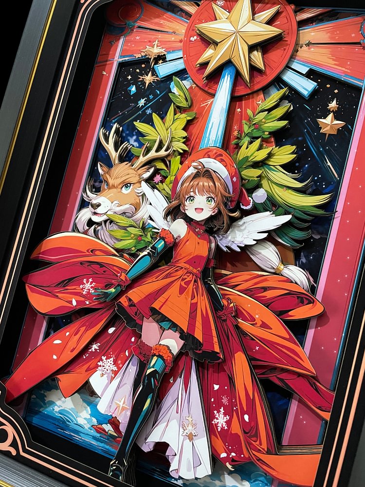  Card Captor - Decorative Painting of Sakura Scene Painting，Mystical Art Studio-KWII-GK