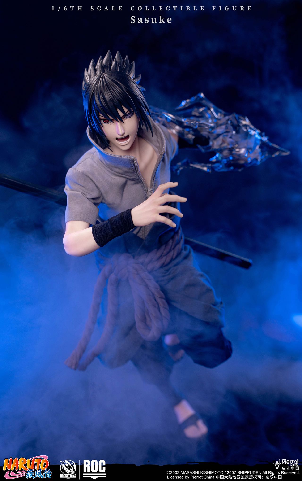 ROCKETTOYS Studio Naruto Shippuden Sasuke Uchiha 1/6 Scale Action Figure ROC-017 ROC-018 (Licensed)