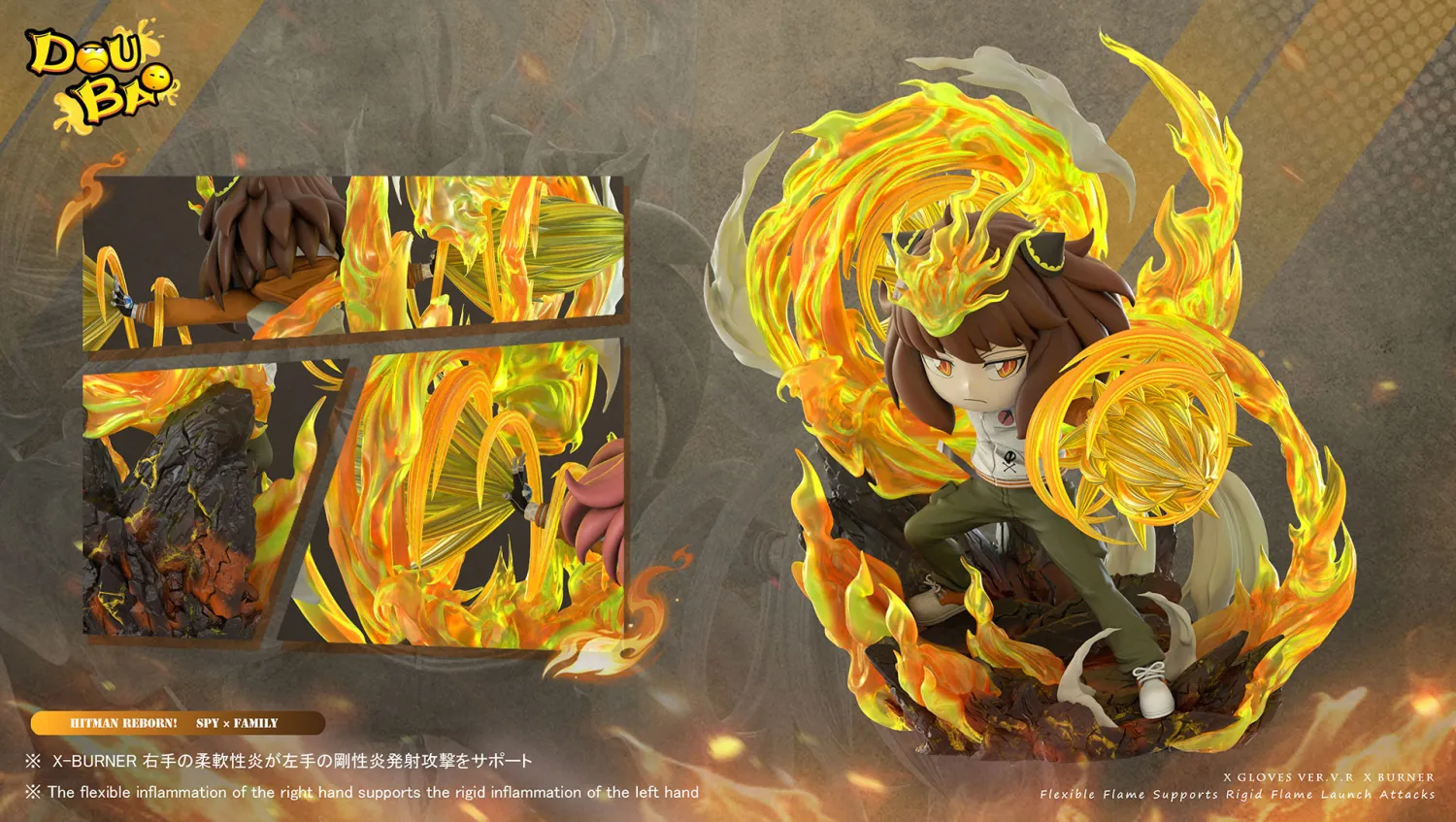 Spy x Family Anya cos Sawada Tsunayoshi Statue(GK) - DOUBAO Studio 