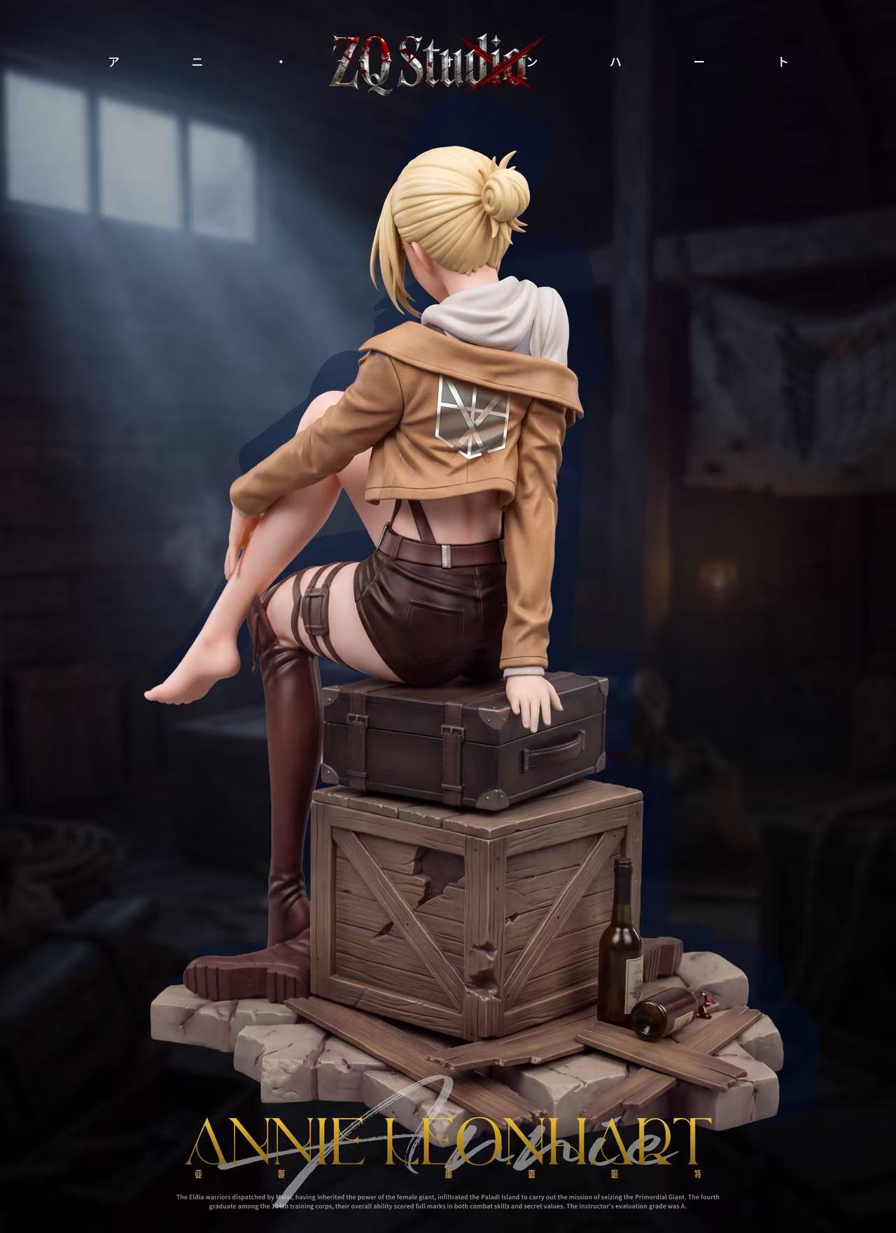 ZQ Studio Annie Leonhart Tipsy Ver. Attack On Titan Statue