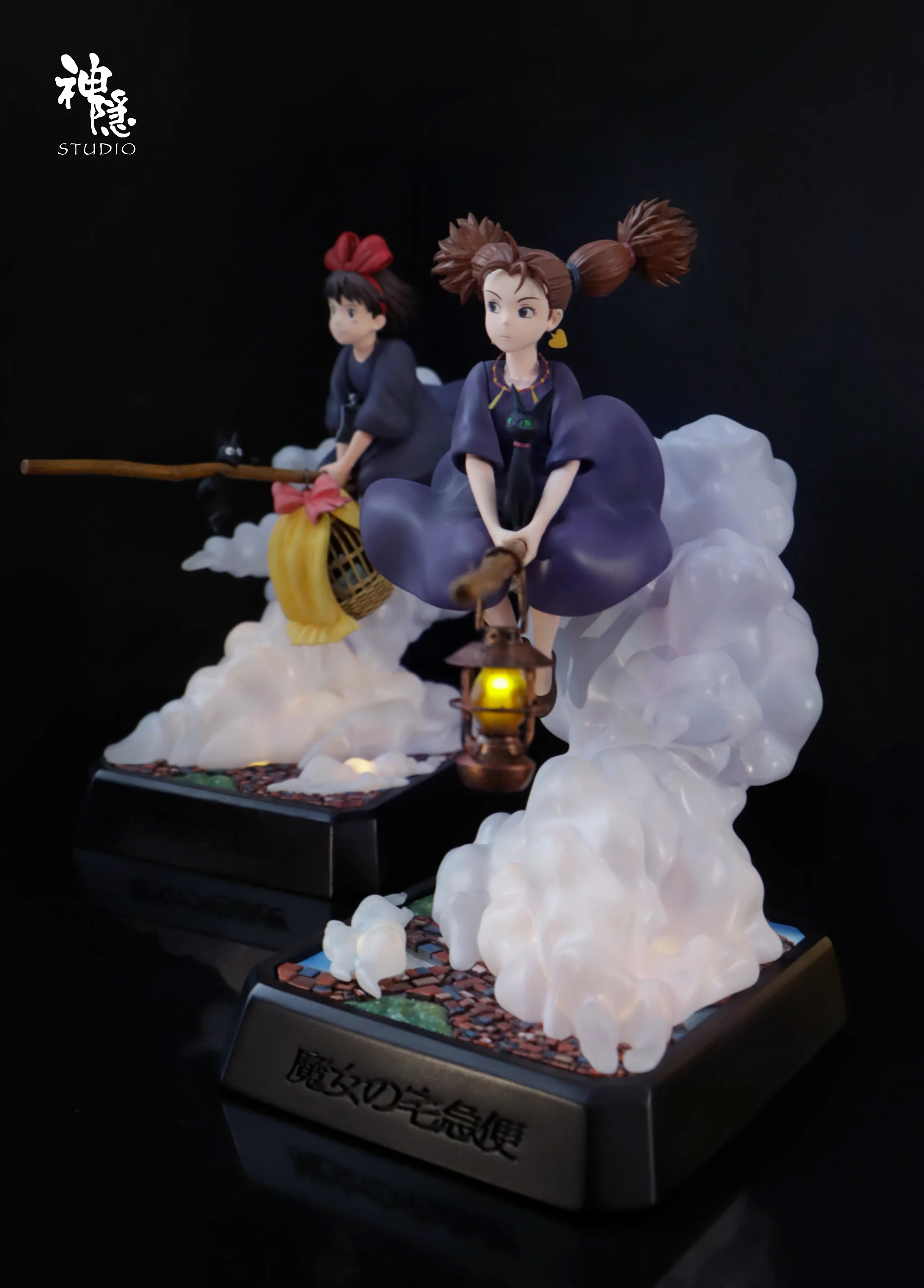 Kiki's Delivery Service - Kiki & The Purple Witch with LED Statue(GK)  - PShenYin Studio 