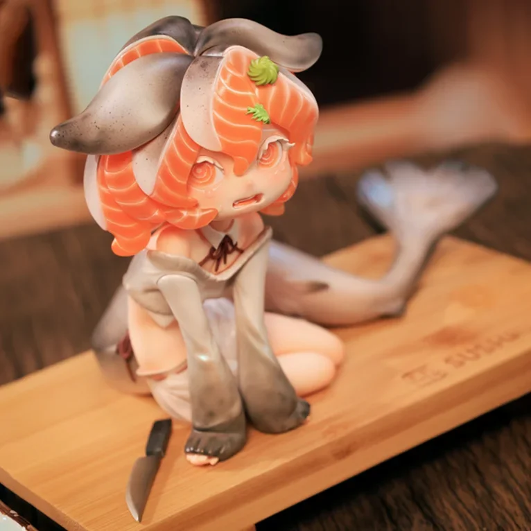 Kitty Salmon Series Salmon Fairies-Silver & Salmon Fairies-Caramel (Licensed)Statue(GK) -WeArtDoing Studio-KWII-GK