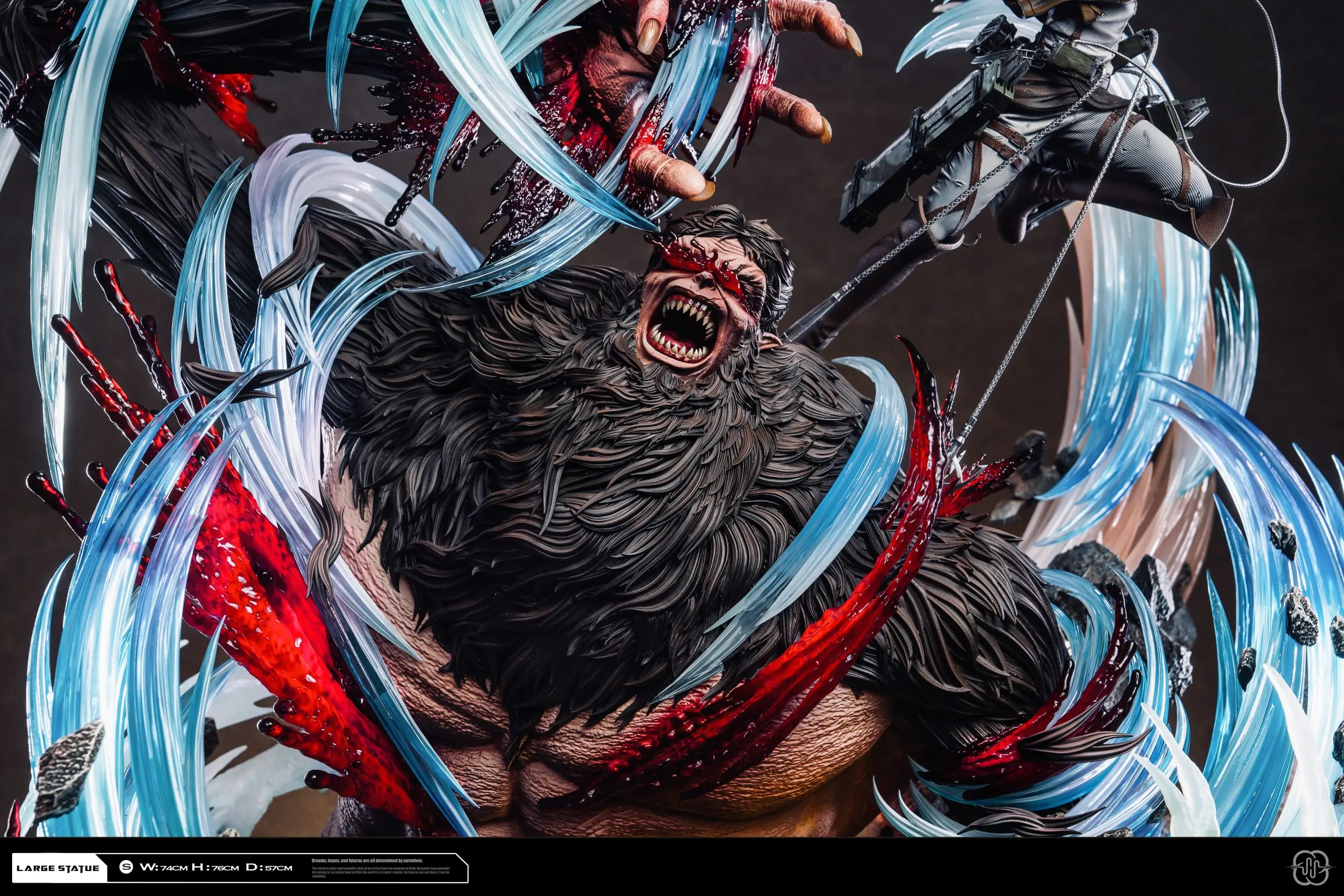 Hertz Studio - Attack on Titan 2.0 Ackerman Levi vs Zeke Statue(GK)