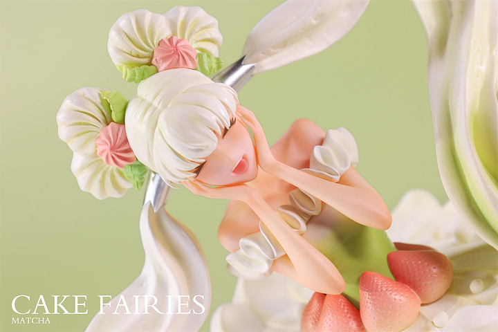 Cake Fairies Strawberry & Matcha (Licensed) Statue(GK)-WeArtDoing Studio