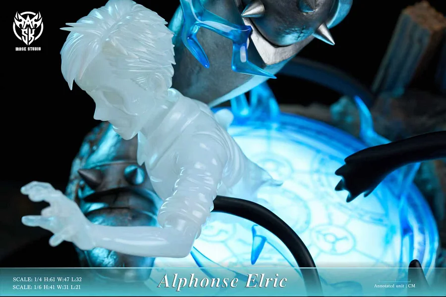 Mask Studio - Fullmetal Alchemist Alphonse with LED 1/6 & 1/4 Statue 