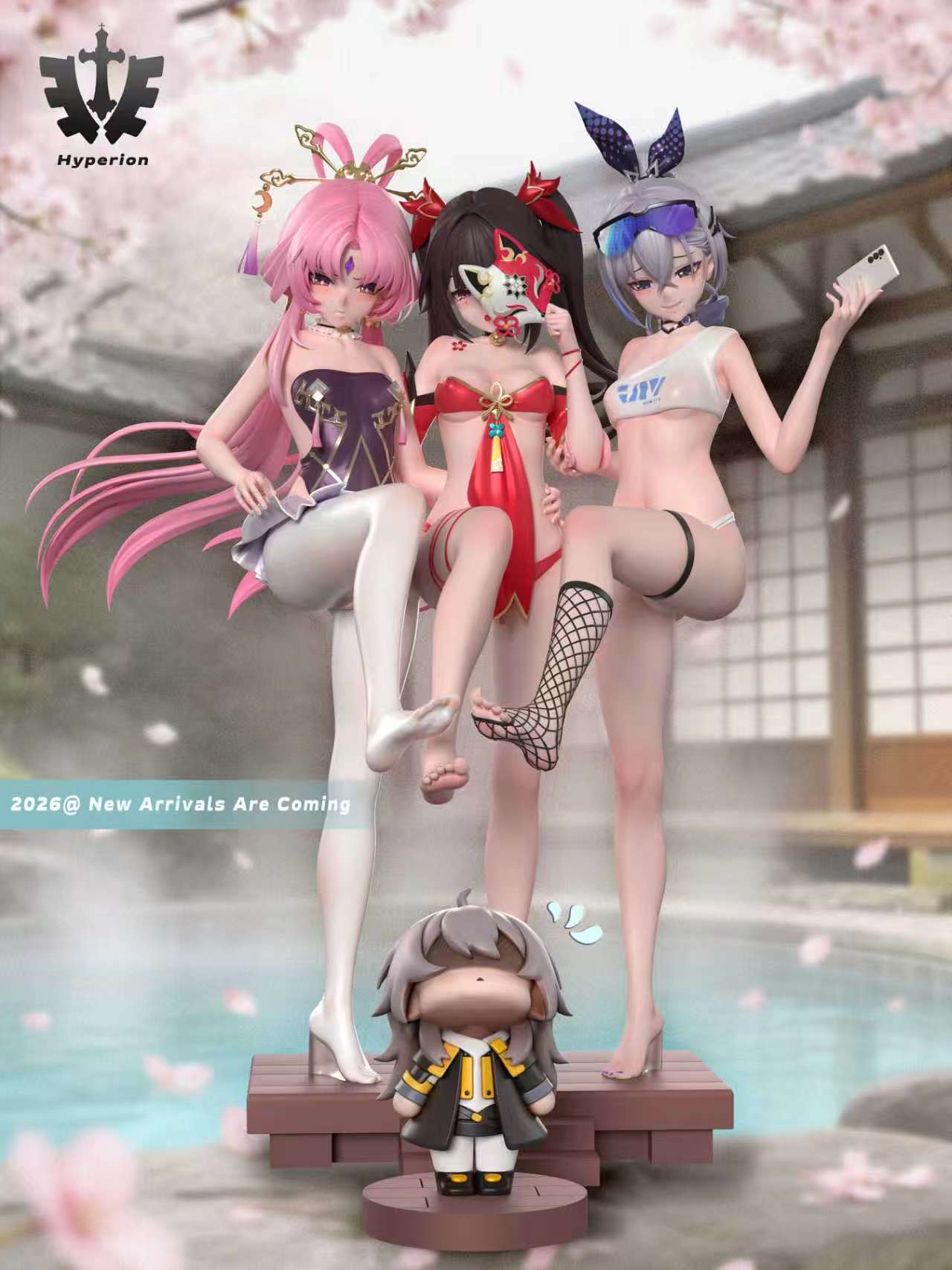 Hyperion Studio Fu Xuan X Sparkle X Silver Wolf Honkai: Star Rail