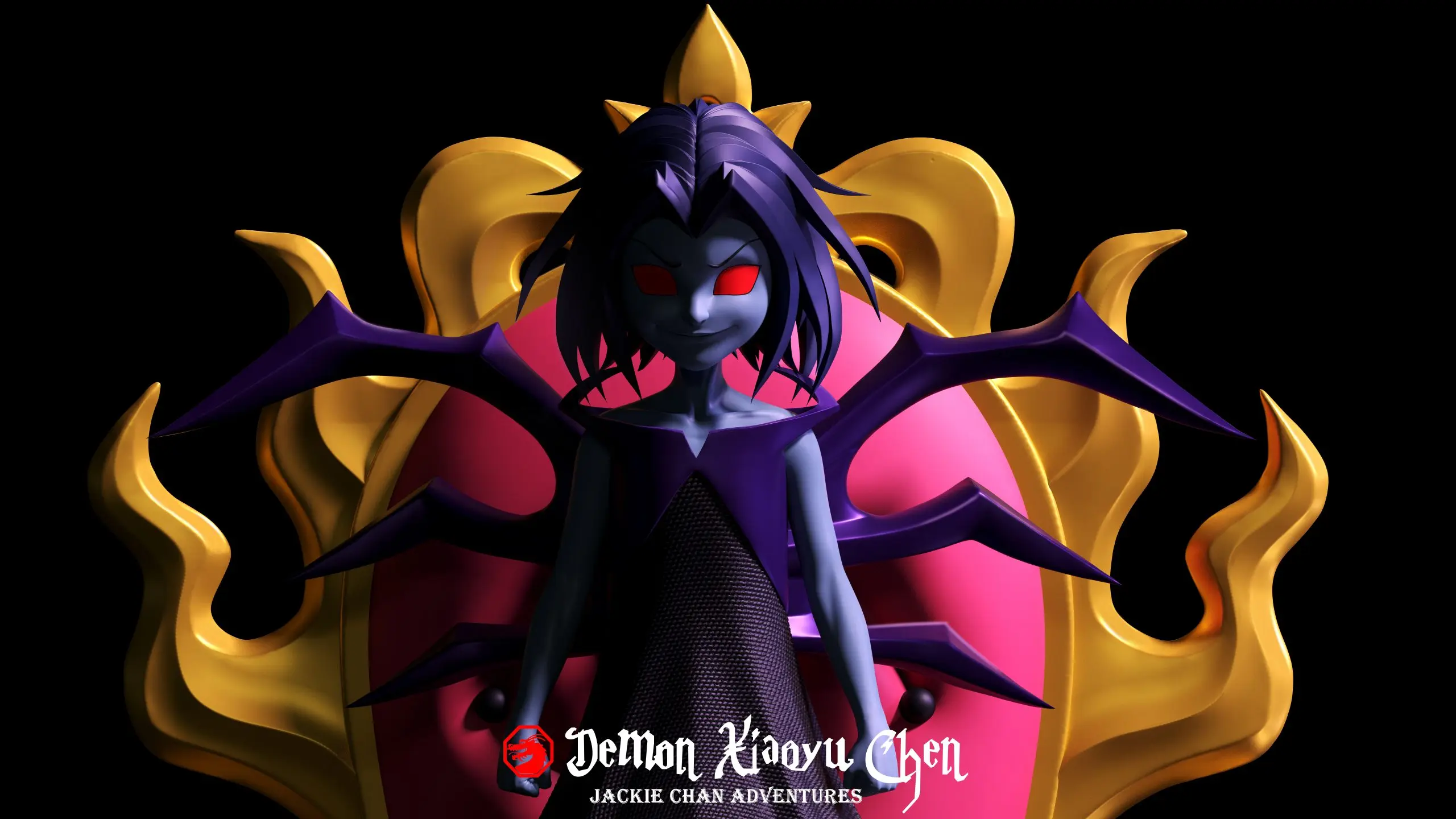 12 Talisman Studio -  Jackie Chan Adventures Demon Xiaoyu Chen Statue