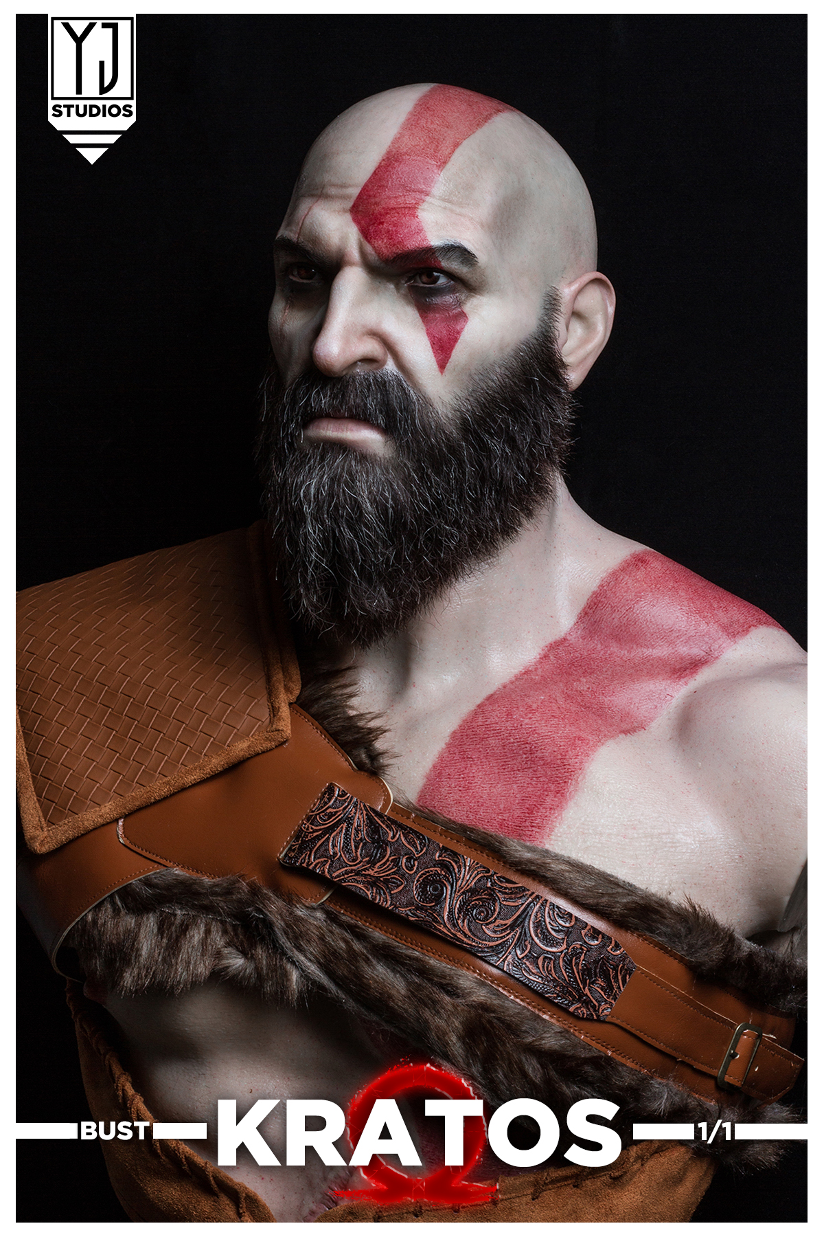 YJ Studio God Of War4 Kratos 11 BUST