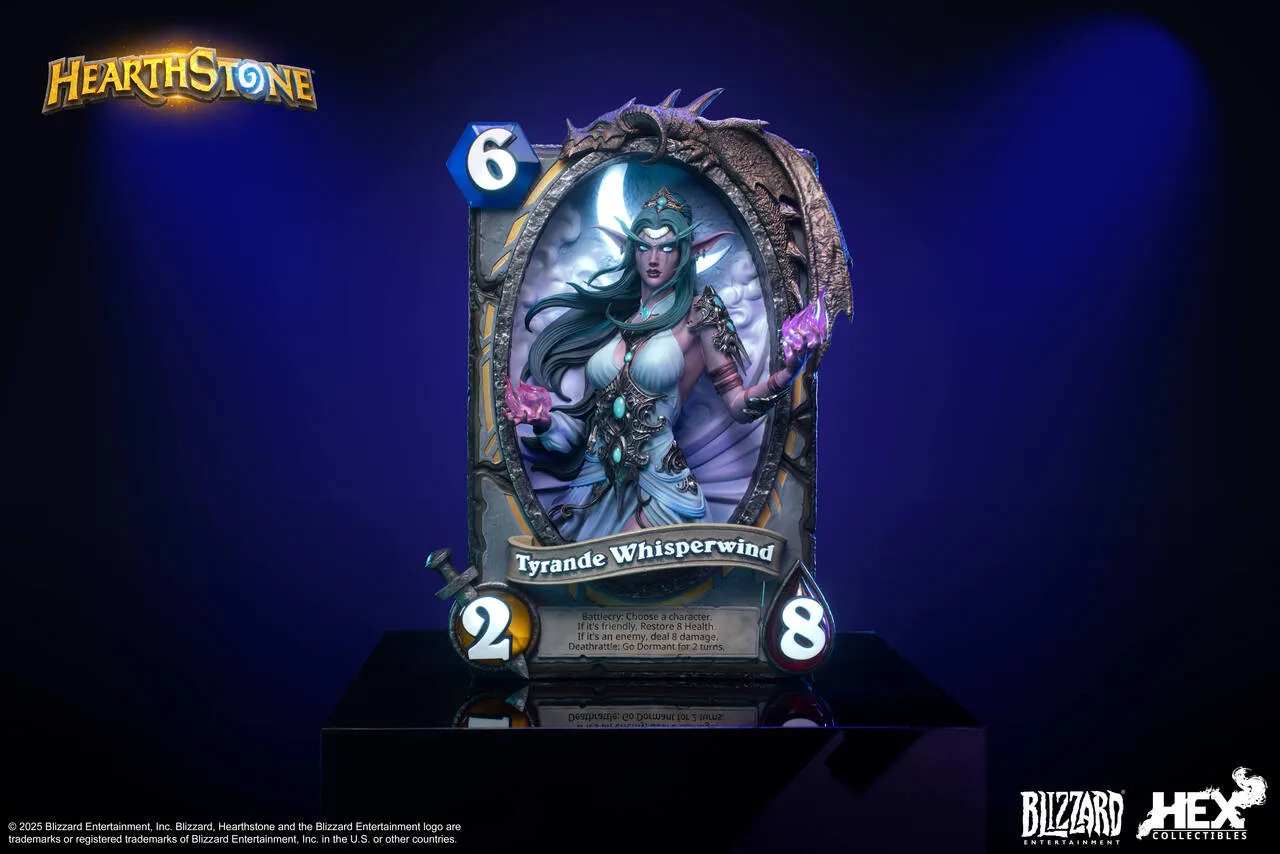 Blizzard Hearthstone - Tyrande Whisperwind Statue(Licensed)