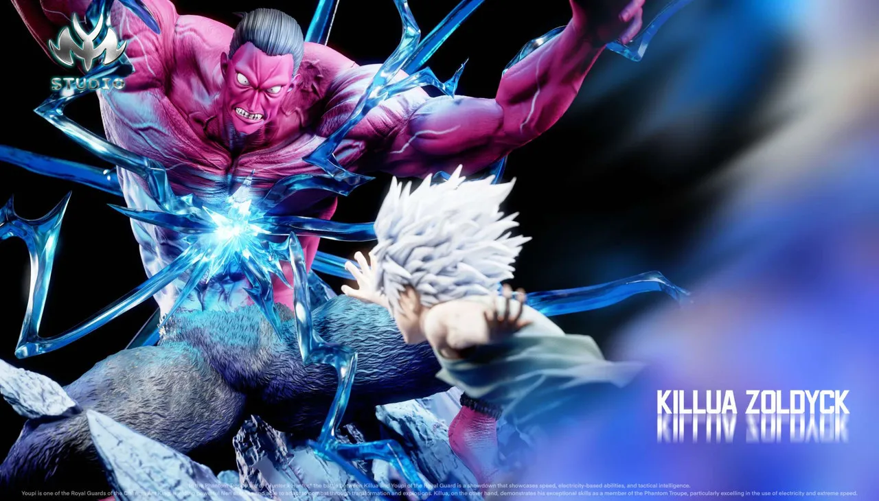 MY Studio - HUNTER×HUNTER Killua Zoldyck vs Menthuthuyoupi Statue