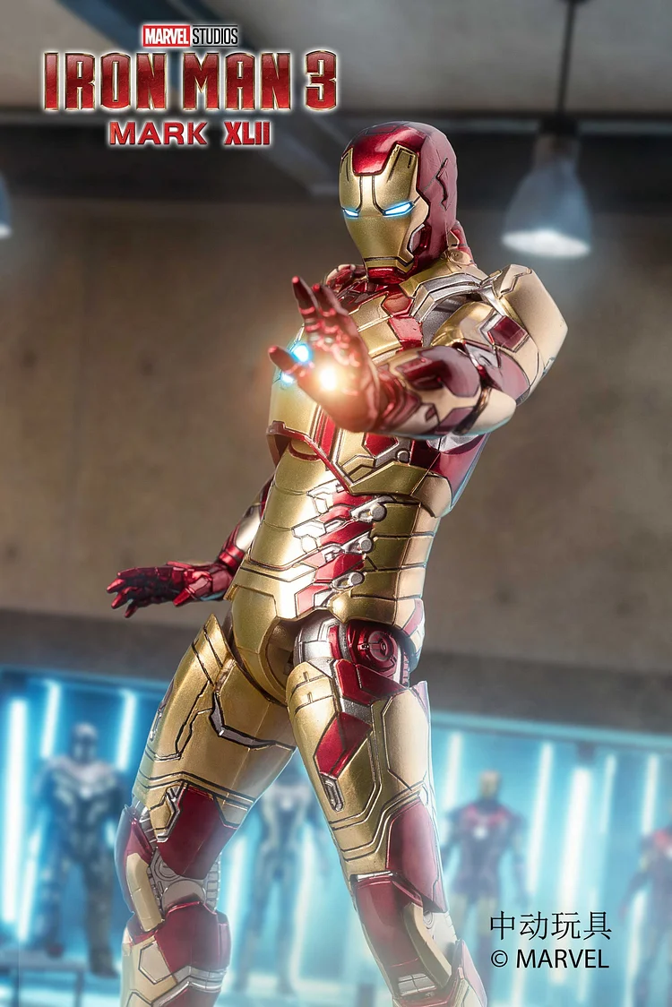 Marvel  Iron Man 3 Mark Xlii 1/10 Action Figure,Statue GK , Middle East Studio, In stock