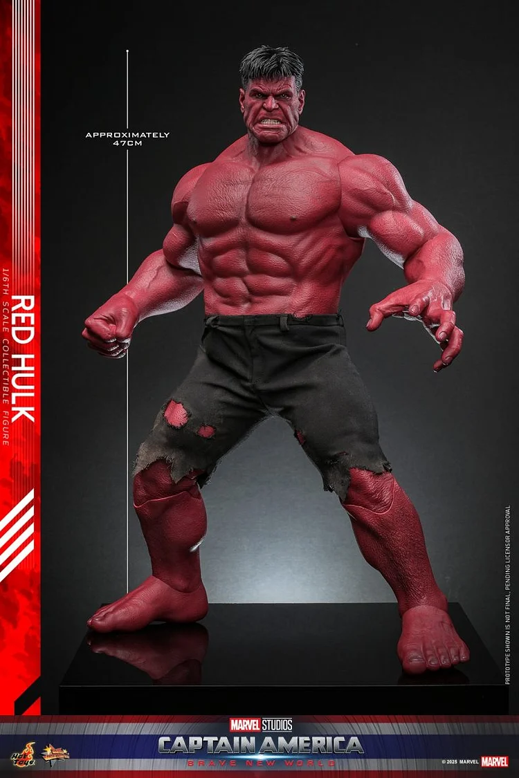 Marvel Captain America: Brave New World Red Hulk 1/6 scale action figure MMS797 (authorized)soldier statue GK-KWII-GK