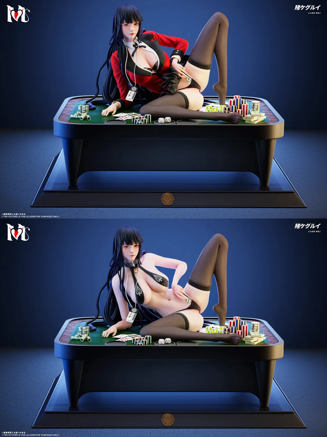 Crazy Gambling Girl - Jabami Yumeko Statue (GK) (Adult 18+) - YM Studio