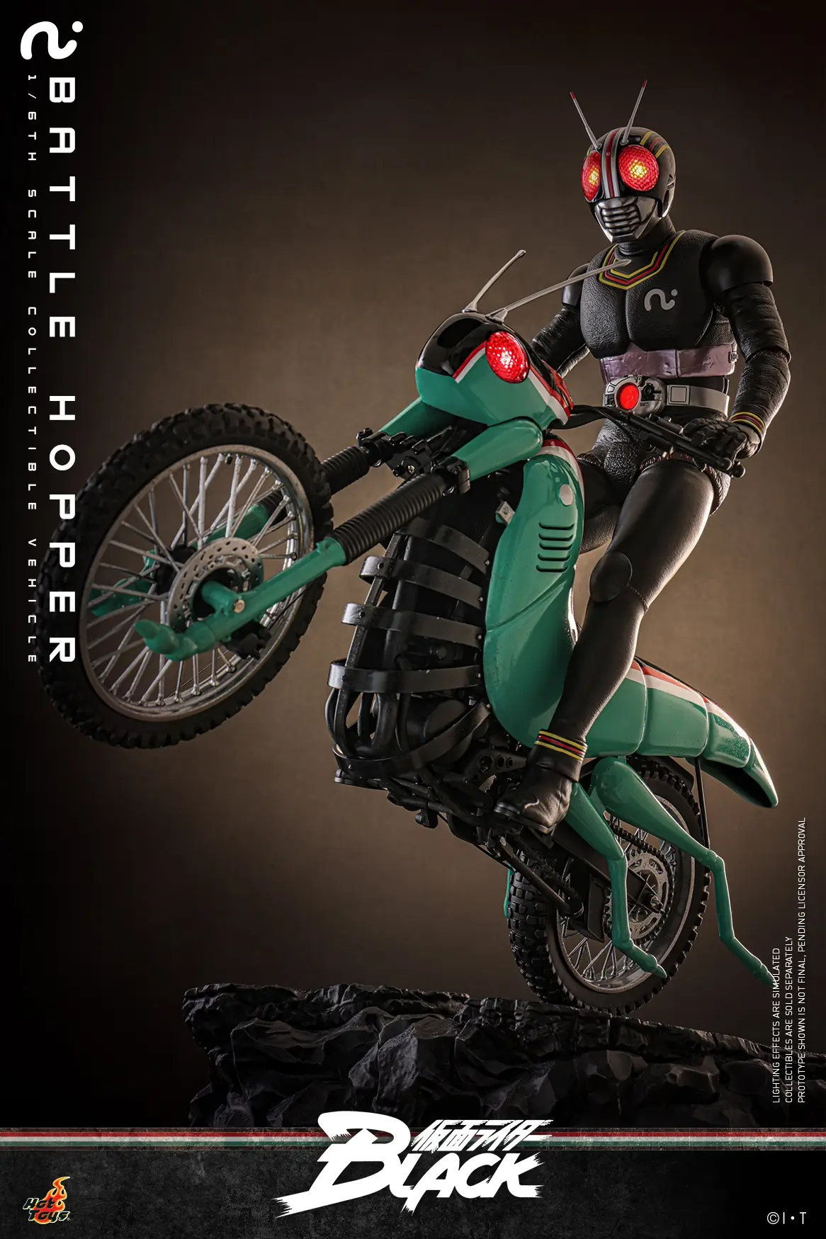 Hottoys -  Kamen Rider Black & Shadow Moon & Battle Hopper 1/6th scale TMS158 TMS159 TMS161 (Licensed) Statue(GK)