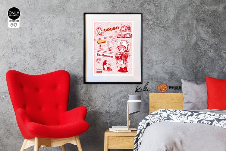 Mystical Art Studio - Decorative Painting of The Storyboard Dr. Slump Scene (Adult 18+)-KWII-GK