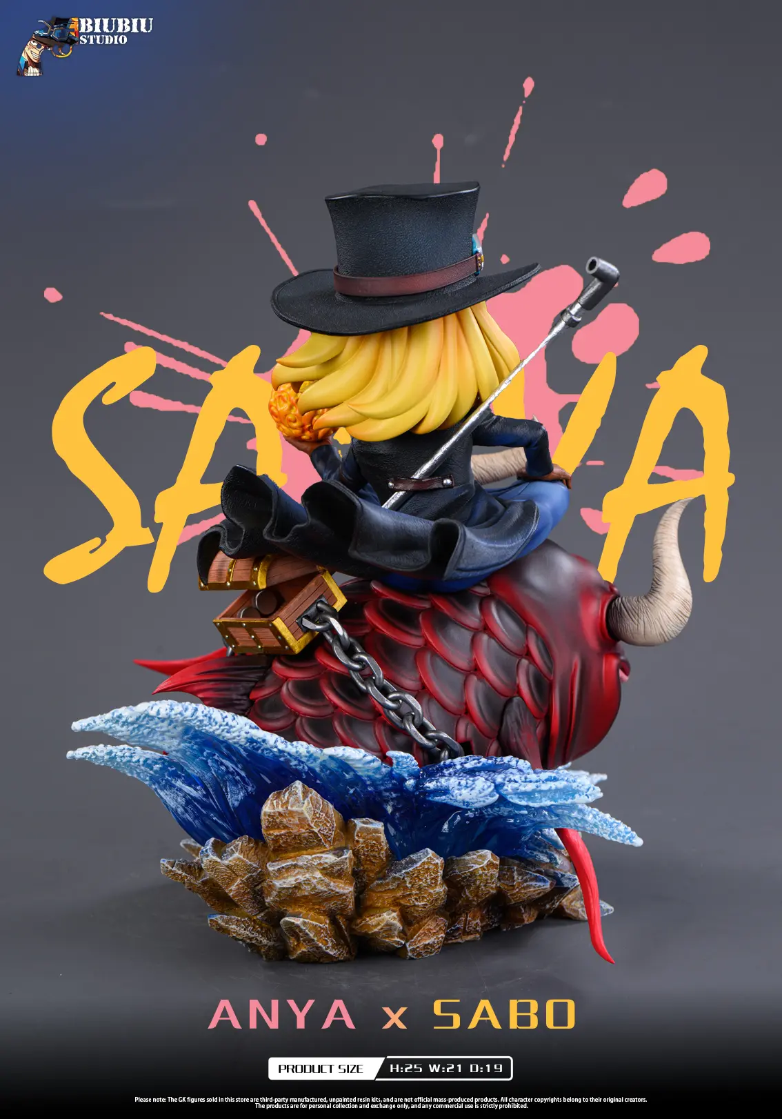 Biubiu Studio - Spy x Family ANYA x SABO Statue