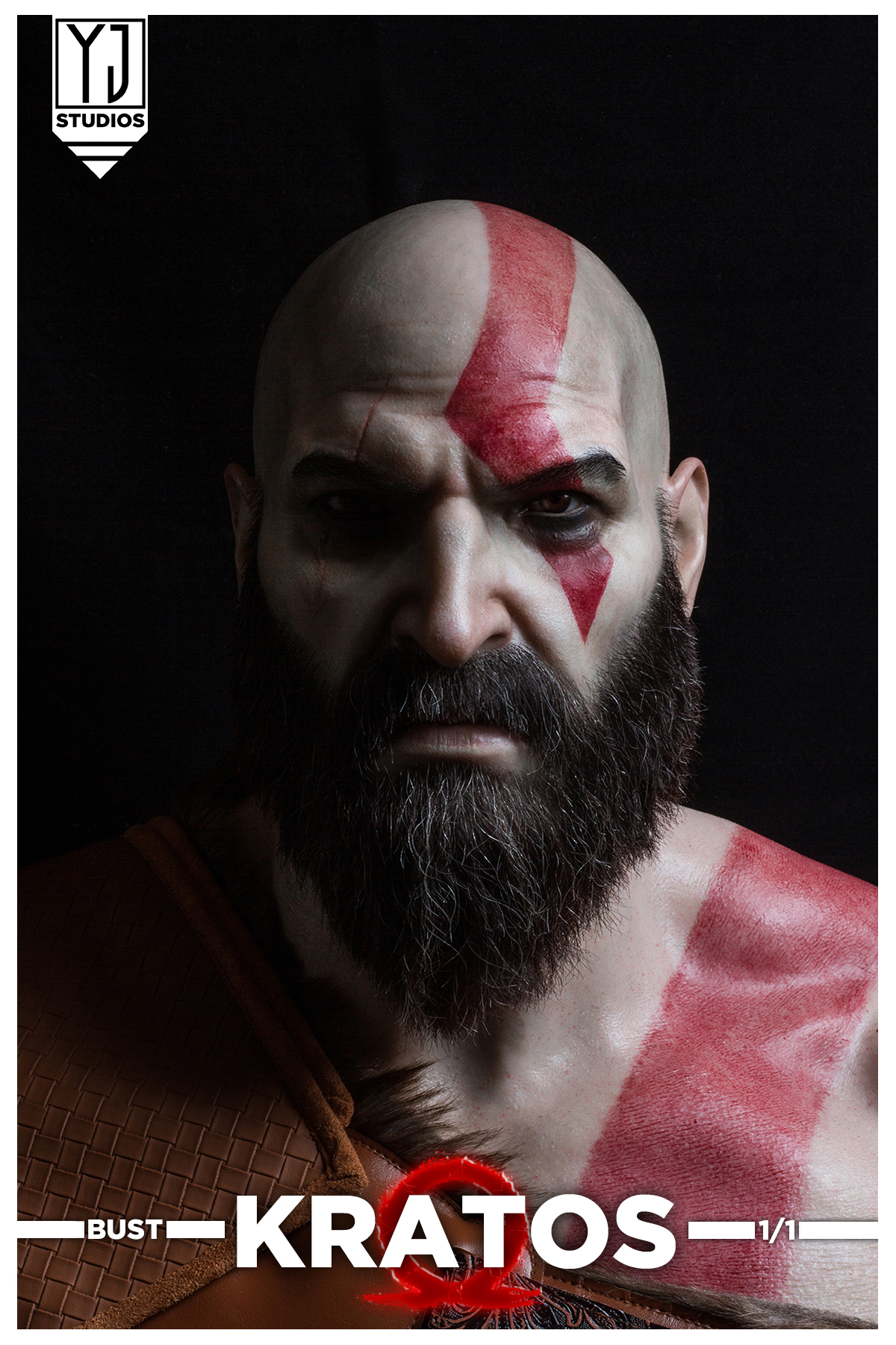 YJ Studio God Of War4 Kratos 11 BUST
