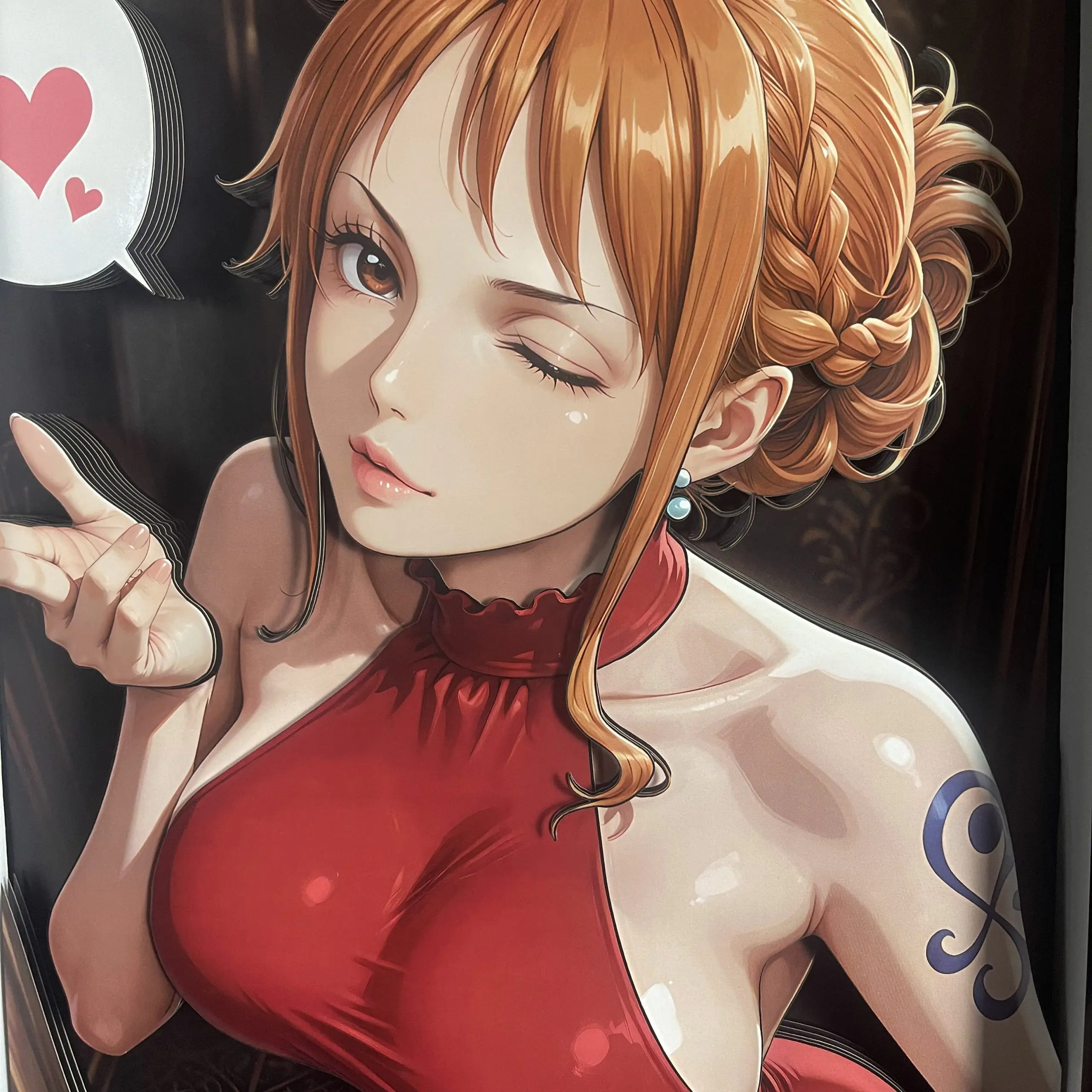 In stock-B&W Studio - One Piece Nami 3D Decorative Painting