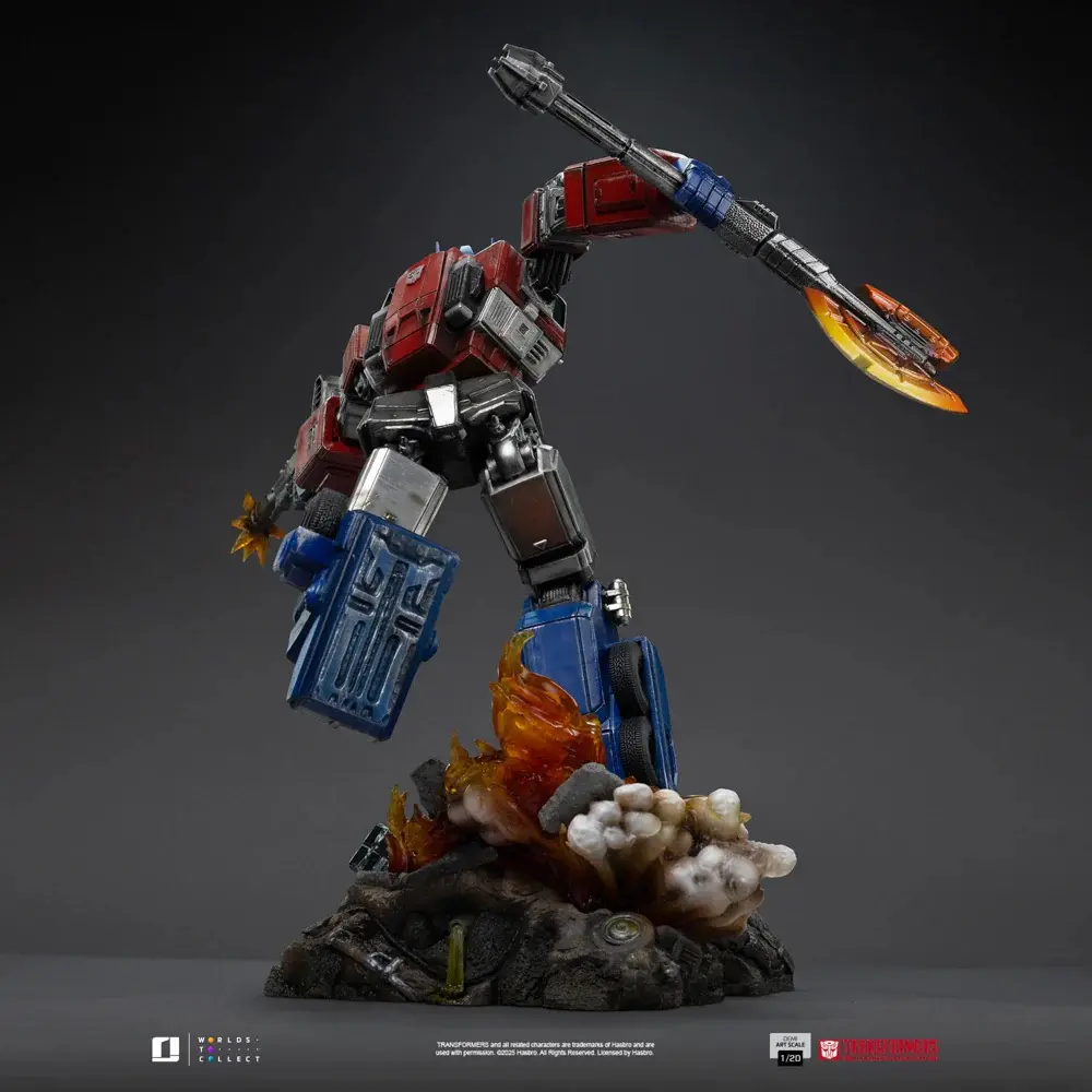 Iron Studio - Statue Optimus Prime - Transformers - Demi Scale 1/20 HASBR126525-20 (Licensed) Statue(GK)