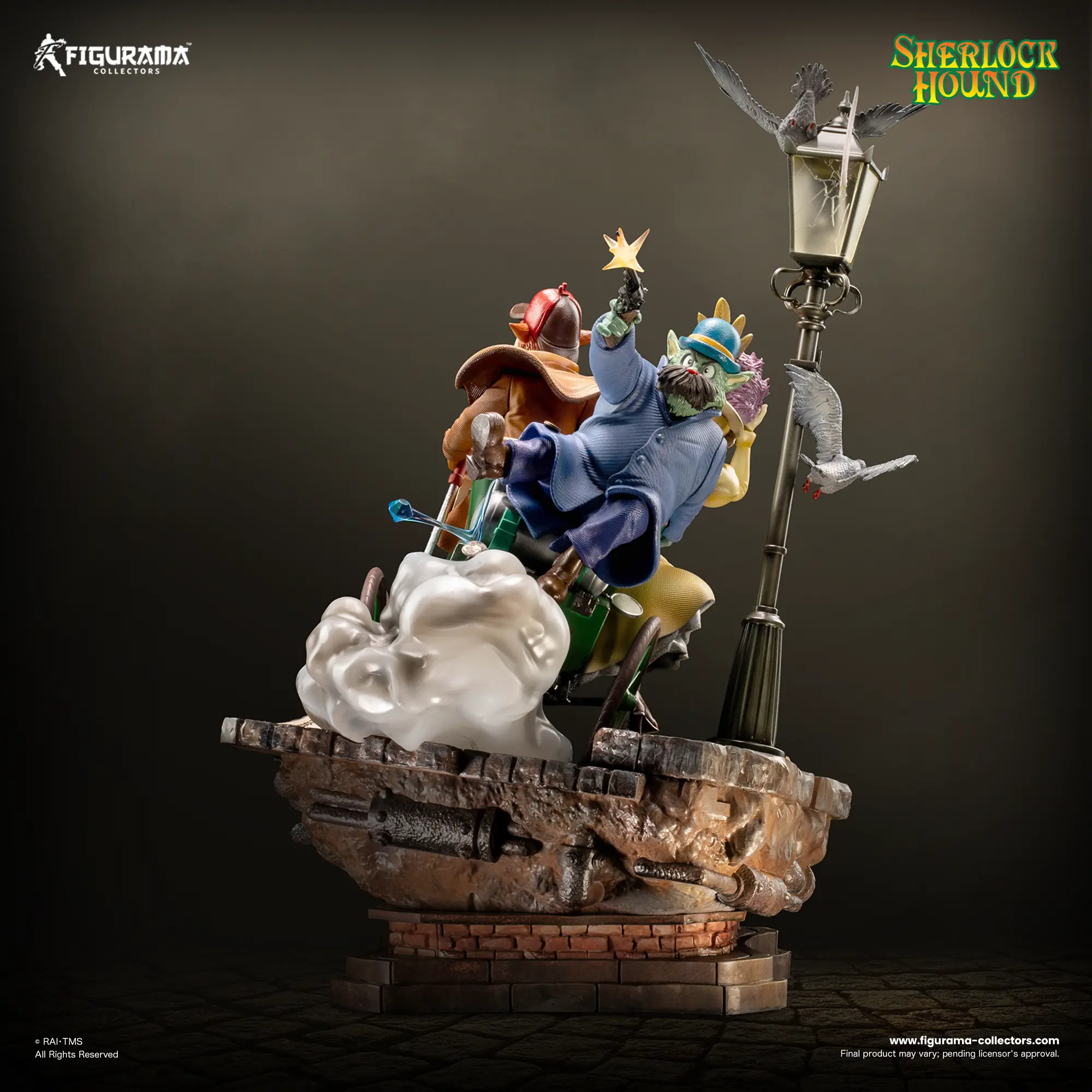 Figurama Collectors - Sherlock Hound: Sherlock Watson and Mrs. Hudson Elite Diorama  (Licensed)Statue(GK) 