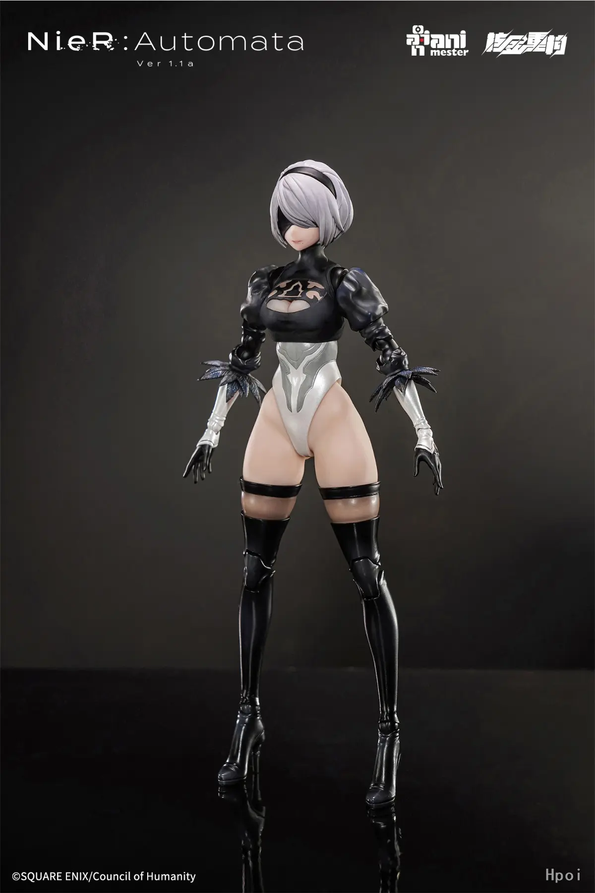 AniMester X Nuclear Gold Reconstruction - YoRHa No.2 Type B - 1/9 Scale Action Figure (Licensed) 