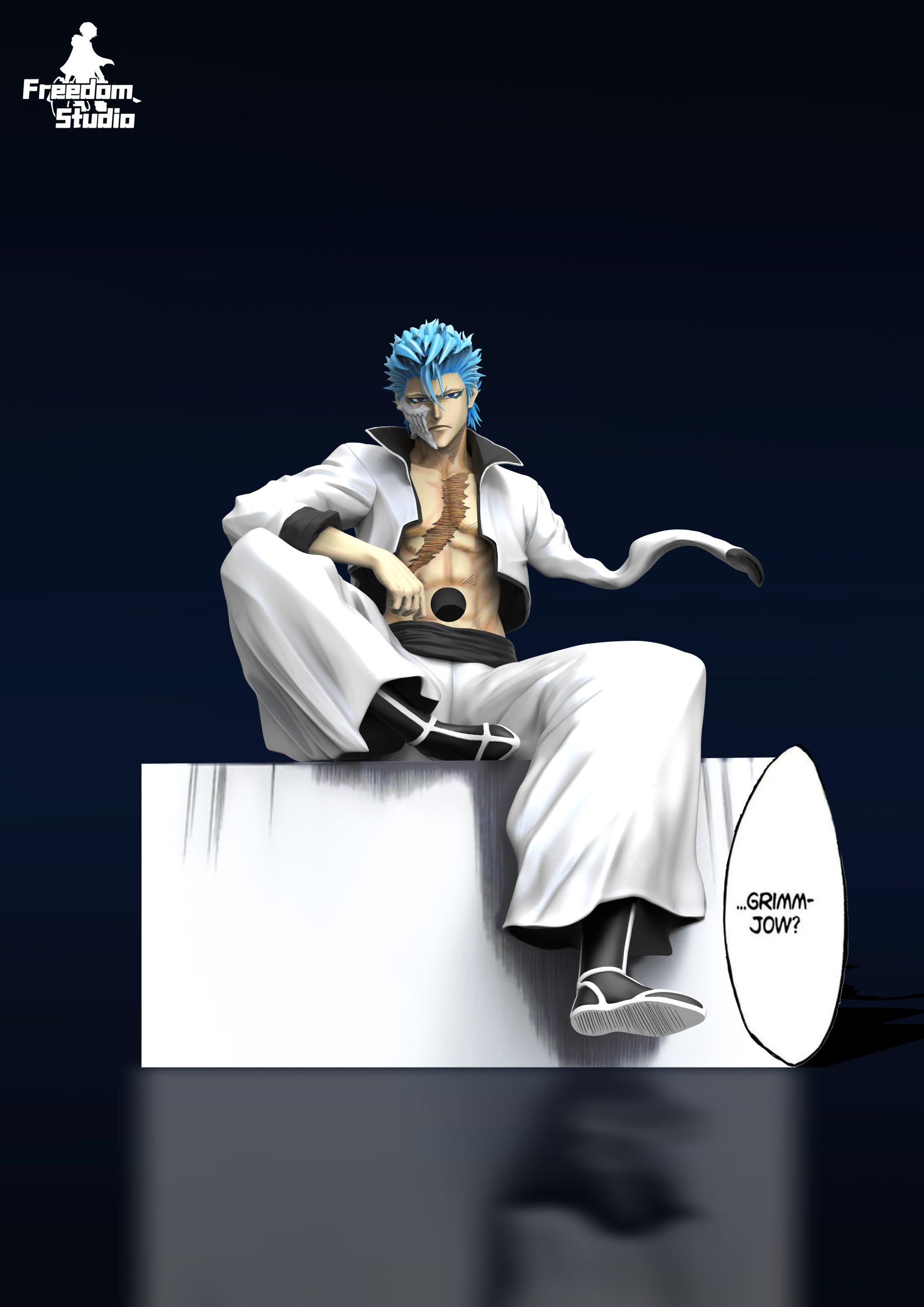 BLEACH Grimmjow Jaegerjaquez Statue (GK)- Freedom Studio