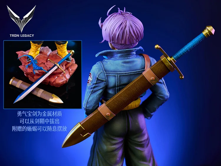 Dragon Ball-Future Boy Trunks 1/6 Statue GK, Tron Legacy Studio, Pre-sale