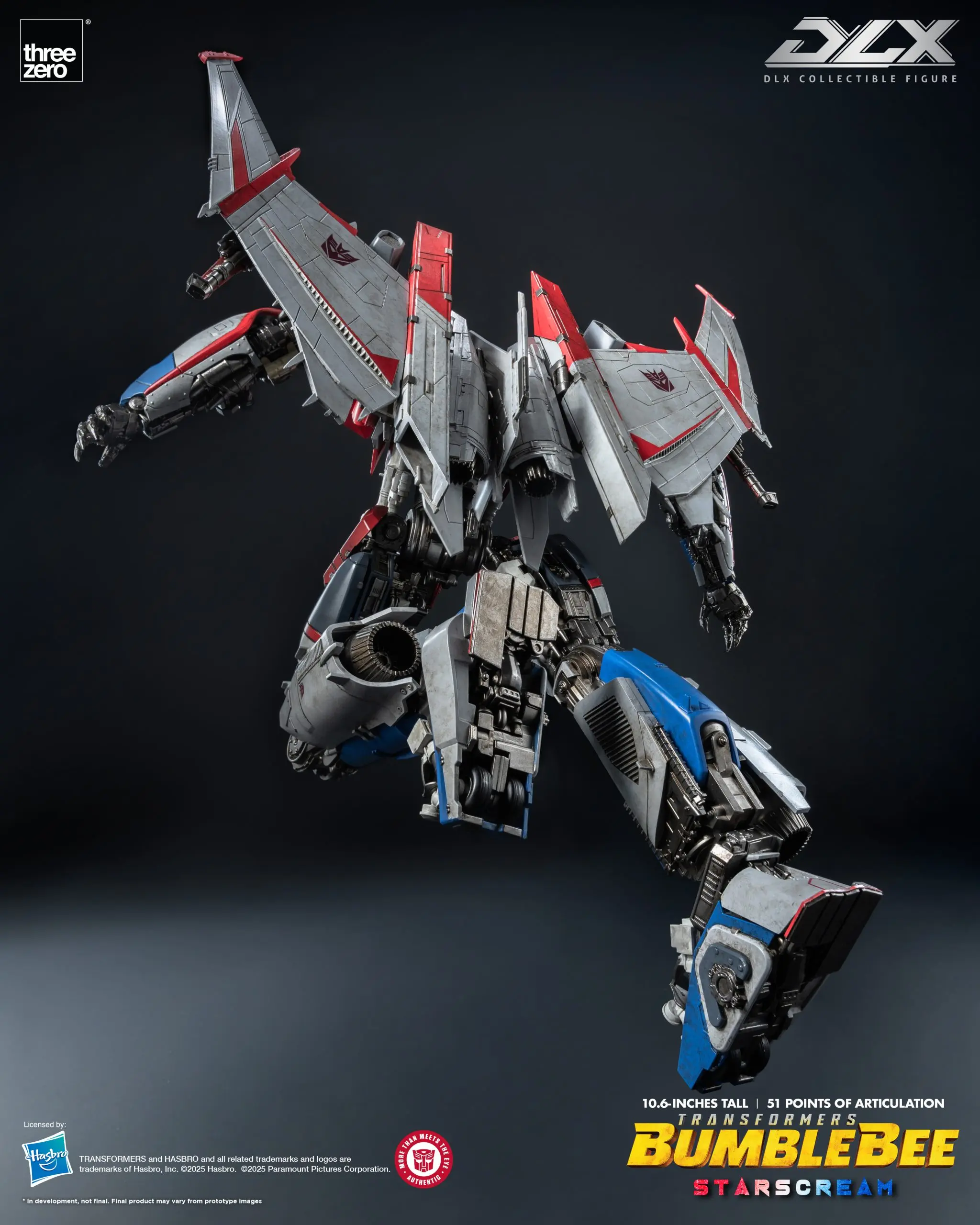 Threezero - Transformers: Bumblebee DLX Starscream 3Z09430W0 (Licensed) Statue