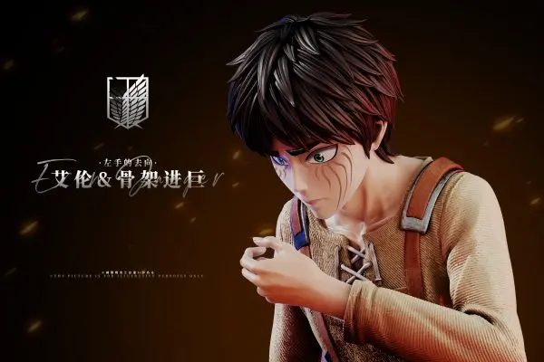 AZ Studio - Attack on Titan Where the Left Hand Goes: Eren & Skeleton Attack Titan Statue(GK)