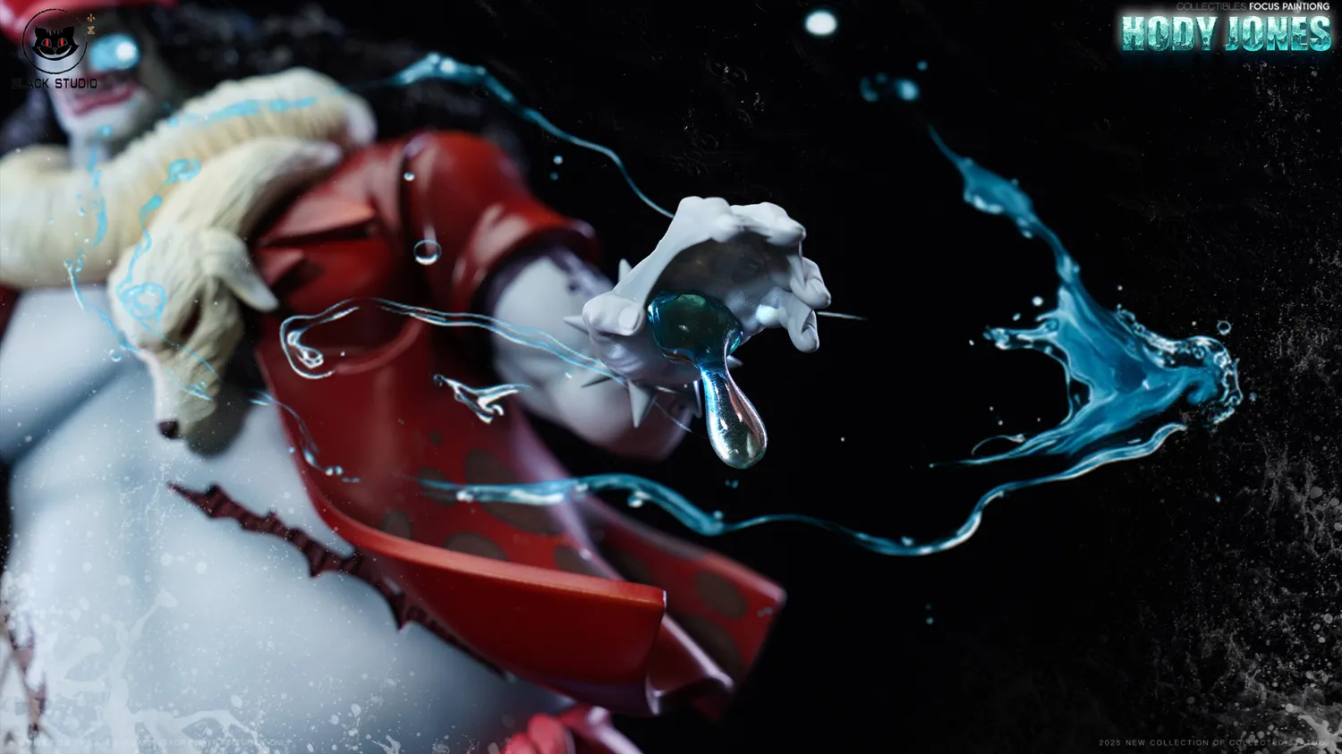 Black Studio - One Piece Hody Jones Statue