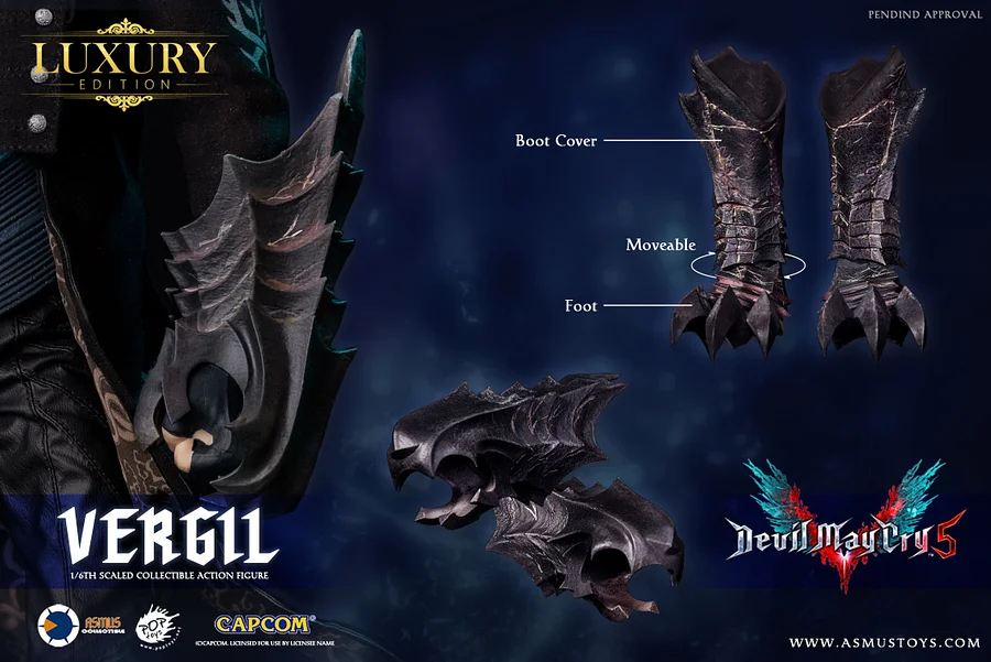 Devil May Cry 5 1/6 Vergil Deluxe Version DMC500LUX Action Figure -ASMUS TOYS