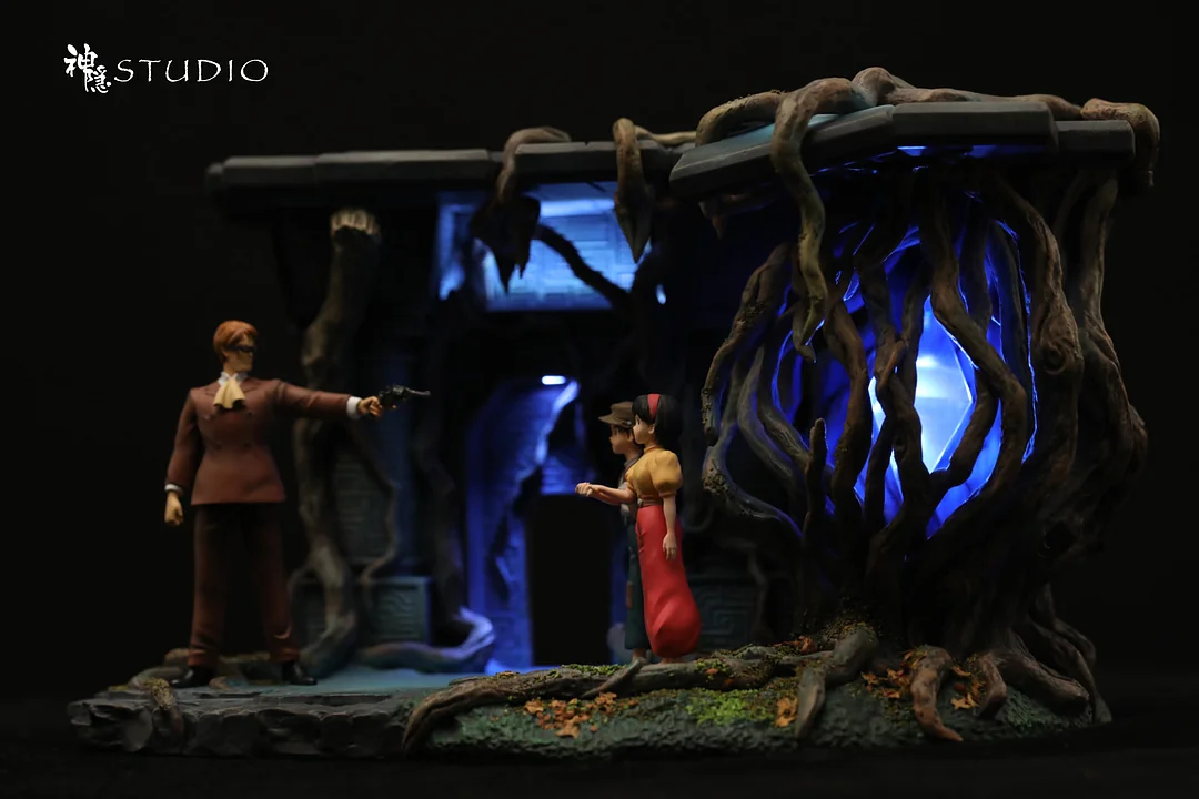 In stock - Rebirth of Balse Laputa with LED - Laputa: Castle in the Sky  Statue(GK) - ShenYin Studio -KWII-GK