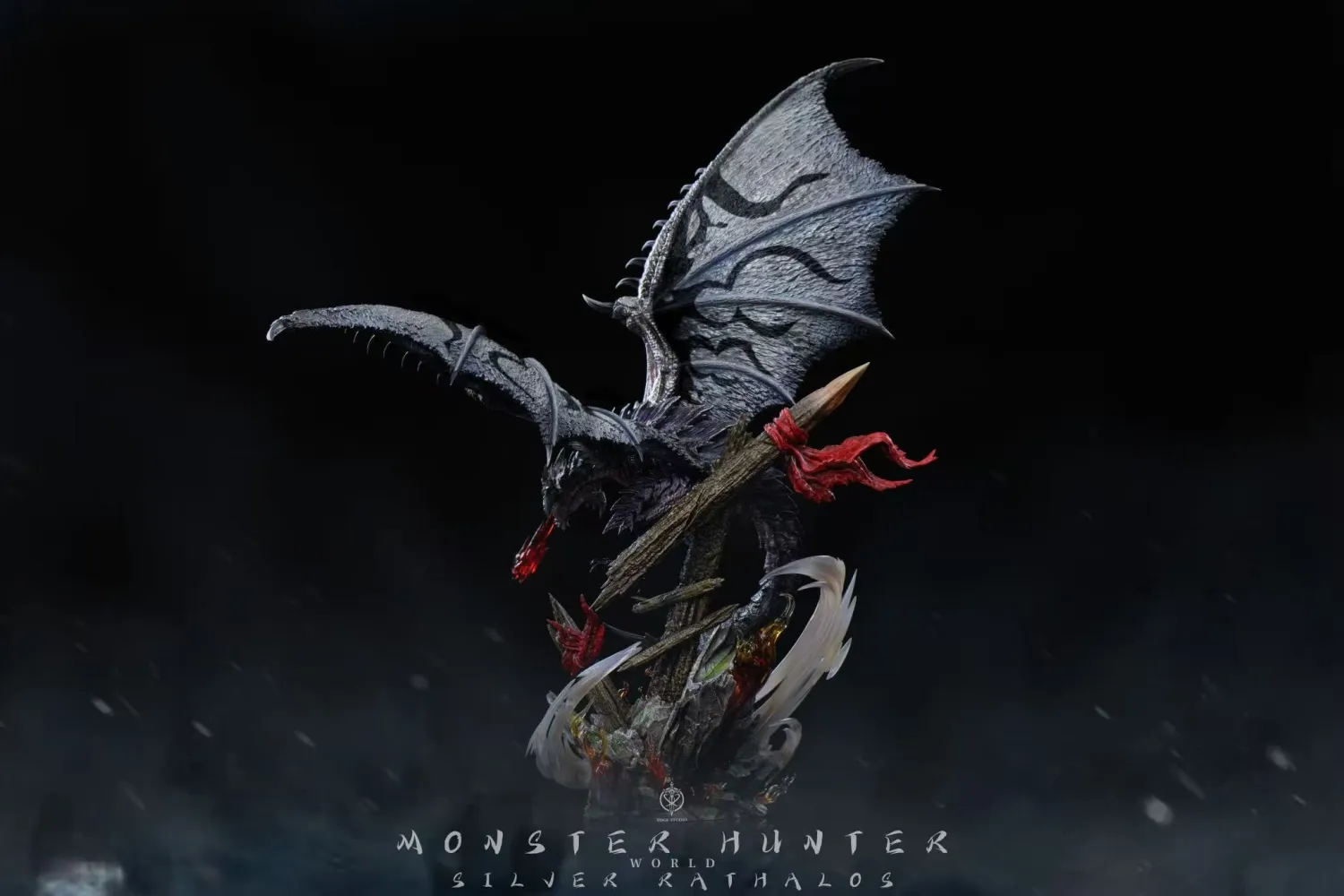Edge Studio - Monster Hunter Rathalos & Silver Rathalos & Arure Rathalos Statue