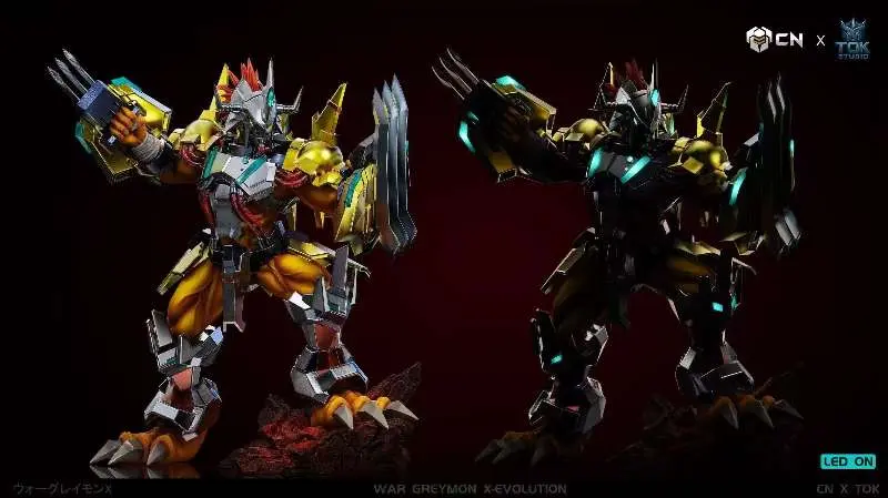 Crazy Nest Studio - Digimon War Greymon X Antibody Statue