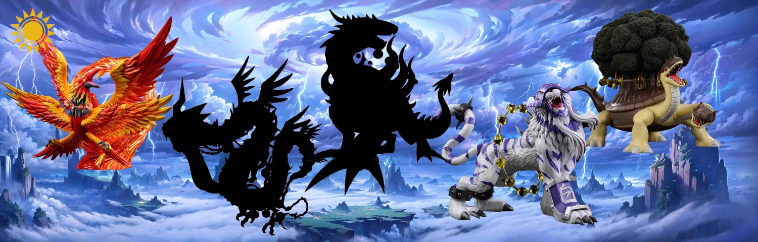 Sun Toys Studio - Zhuqiaomon Digimon Statue