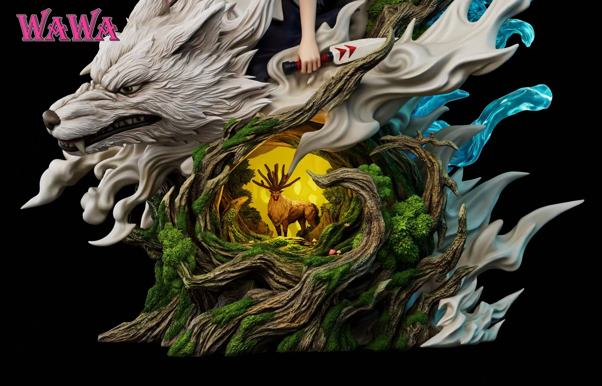 wawa studio Princess Mononoke Statue