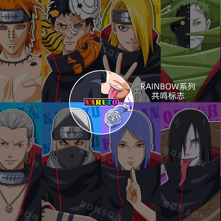 Naruto-Decorative Painting of RAINBOW Series o10 Scene (Adult 18+)Mystical Art Studio --KWII-GK