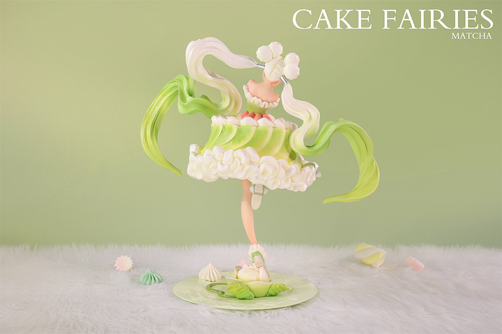 Cake Fairies Strawberry & Matcha (Licensed) Statue(GK)-WeArtDoing Studio
