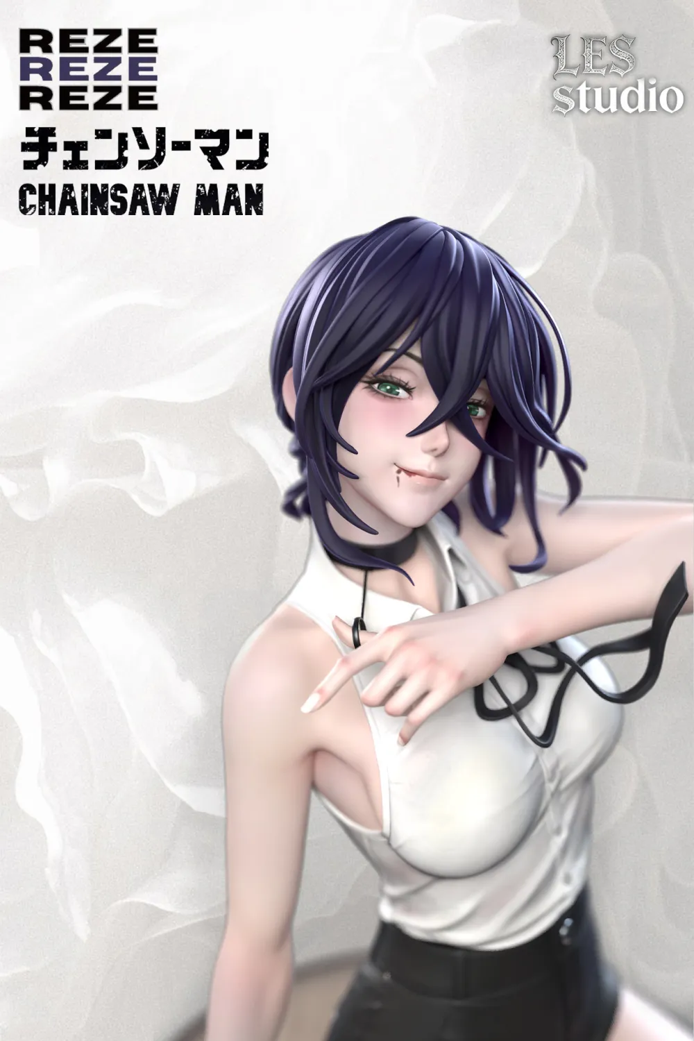 LES Studio - Artist Series Reze Chainsaw Man Statue 