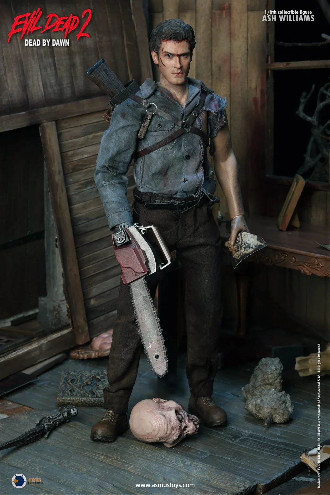 Asmus Toys-Reveals EVIL DEAD 2-Ash Williams-Action Figure 